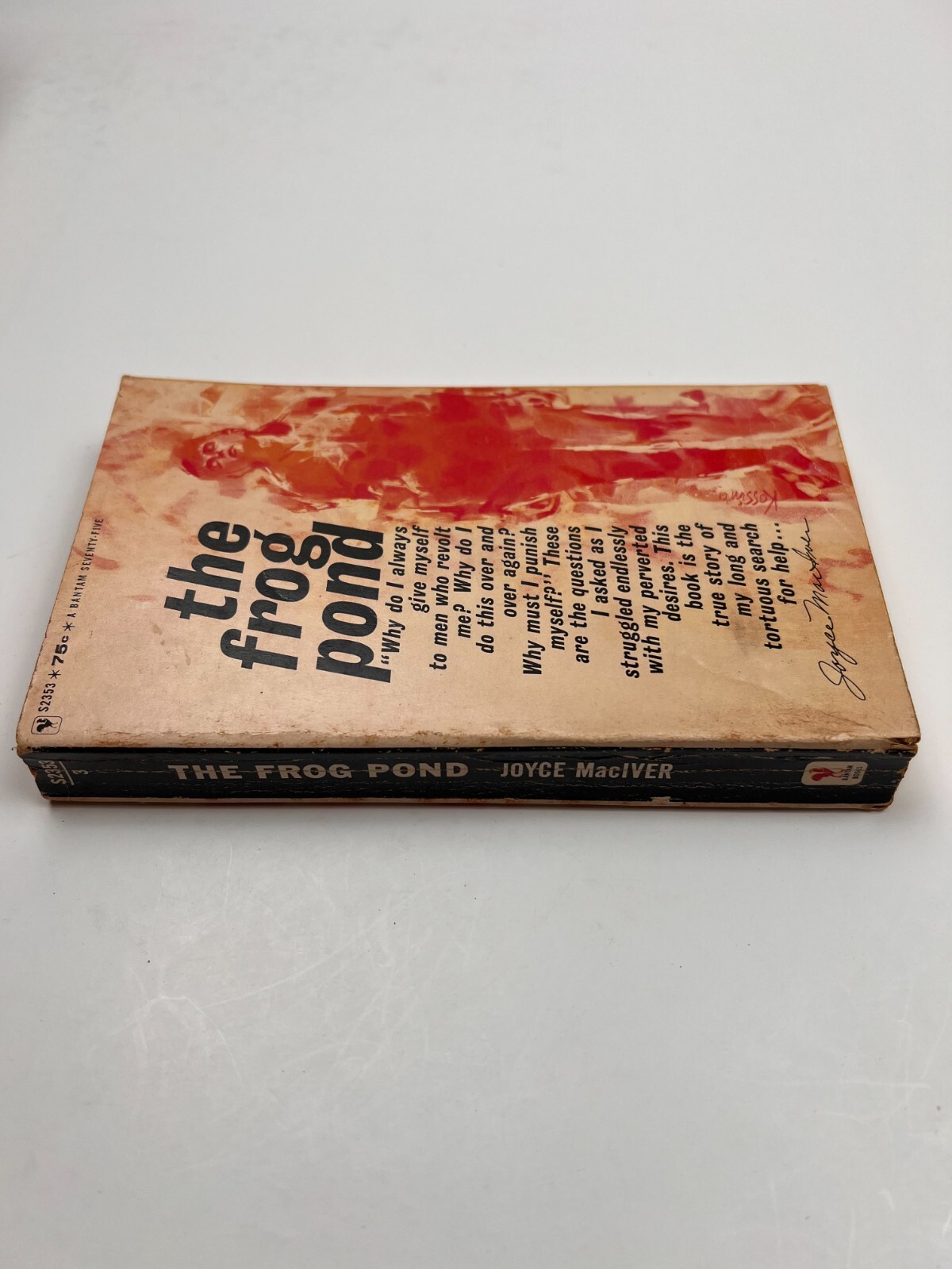 THE FROG POND by Joyce Maclver A Bantam Book 1962 Edition Paperback PB Novel