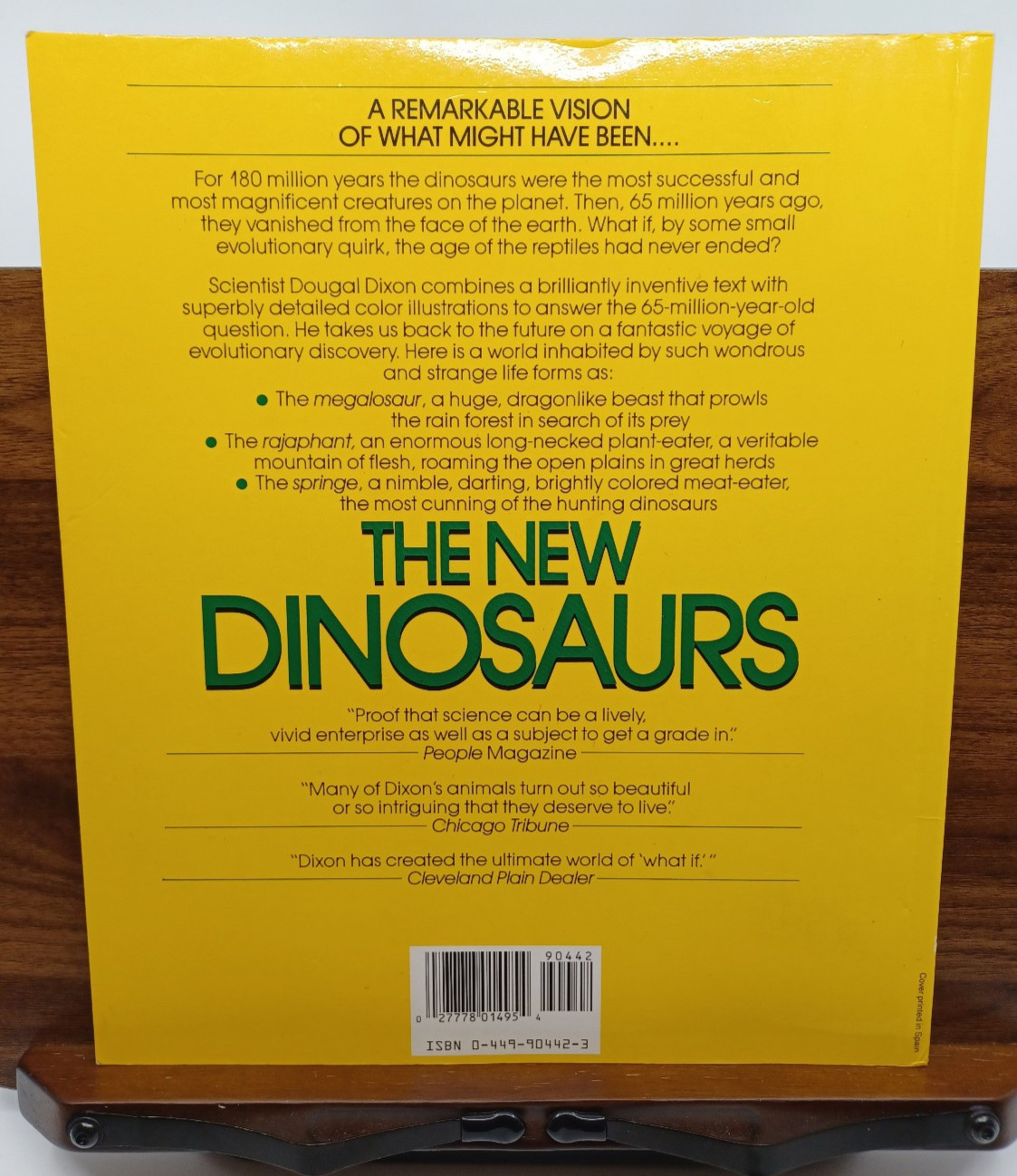 THE NEW DINOSAURS: AN ALTERNATIVE EVOLUTION By Dougal Dixon & Desmond Morris