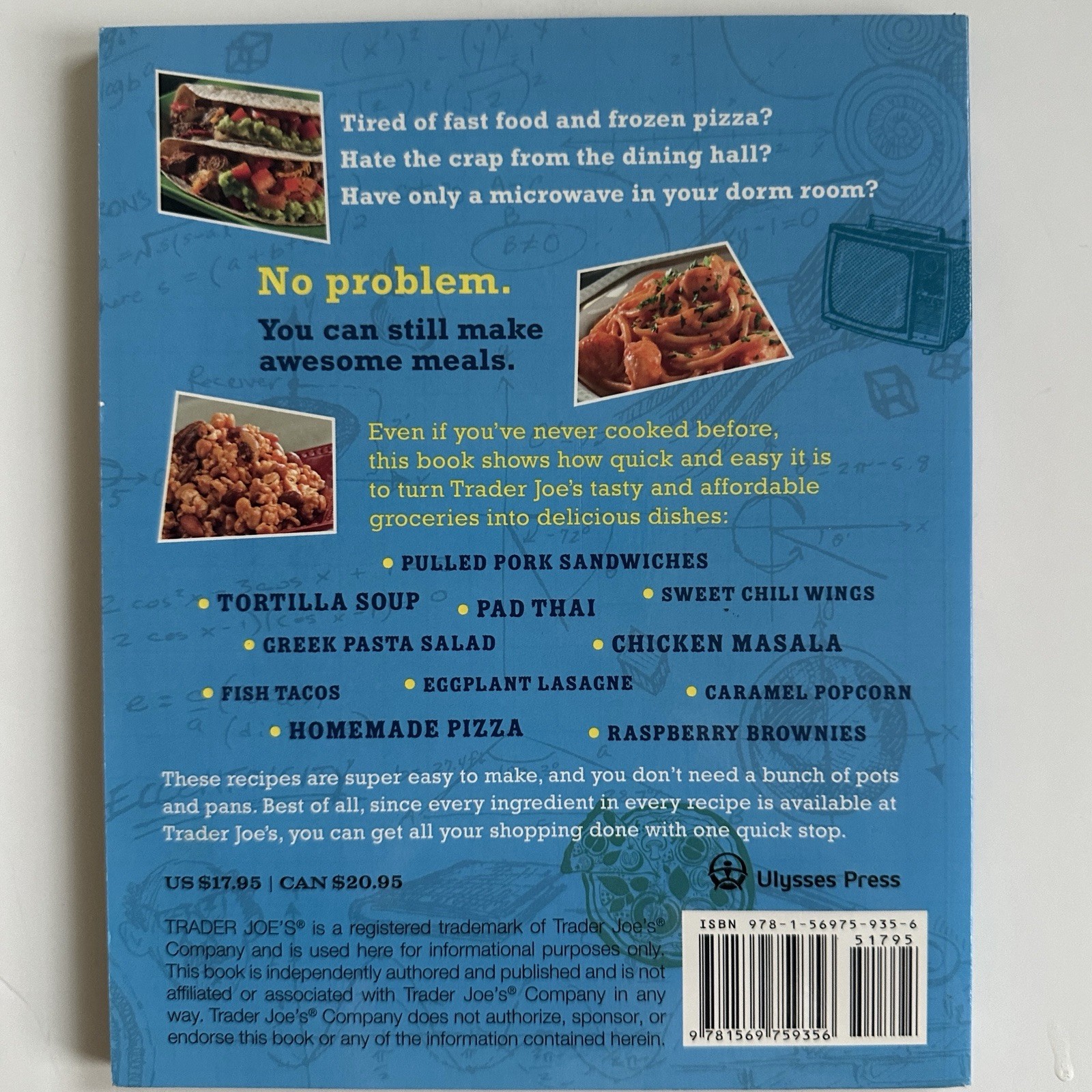 The I Love Trader Joe’s College Cookbook Andrea Lynn Ulysses Press Paperback