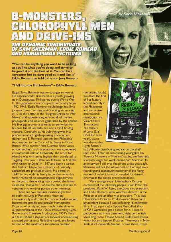 Horror Book -We Belong Dead – Issue 45 -111 pages