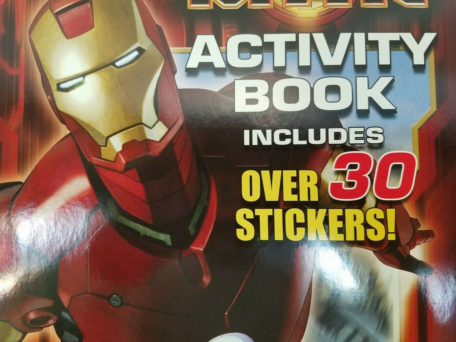 Marvel Iron Man Activity Book Includes 30 Stickers 2008 Bendon Publishing