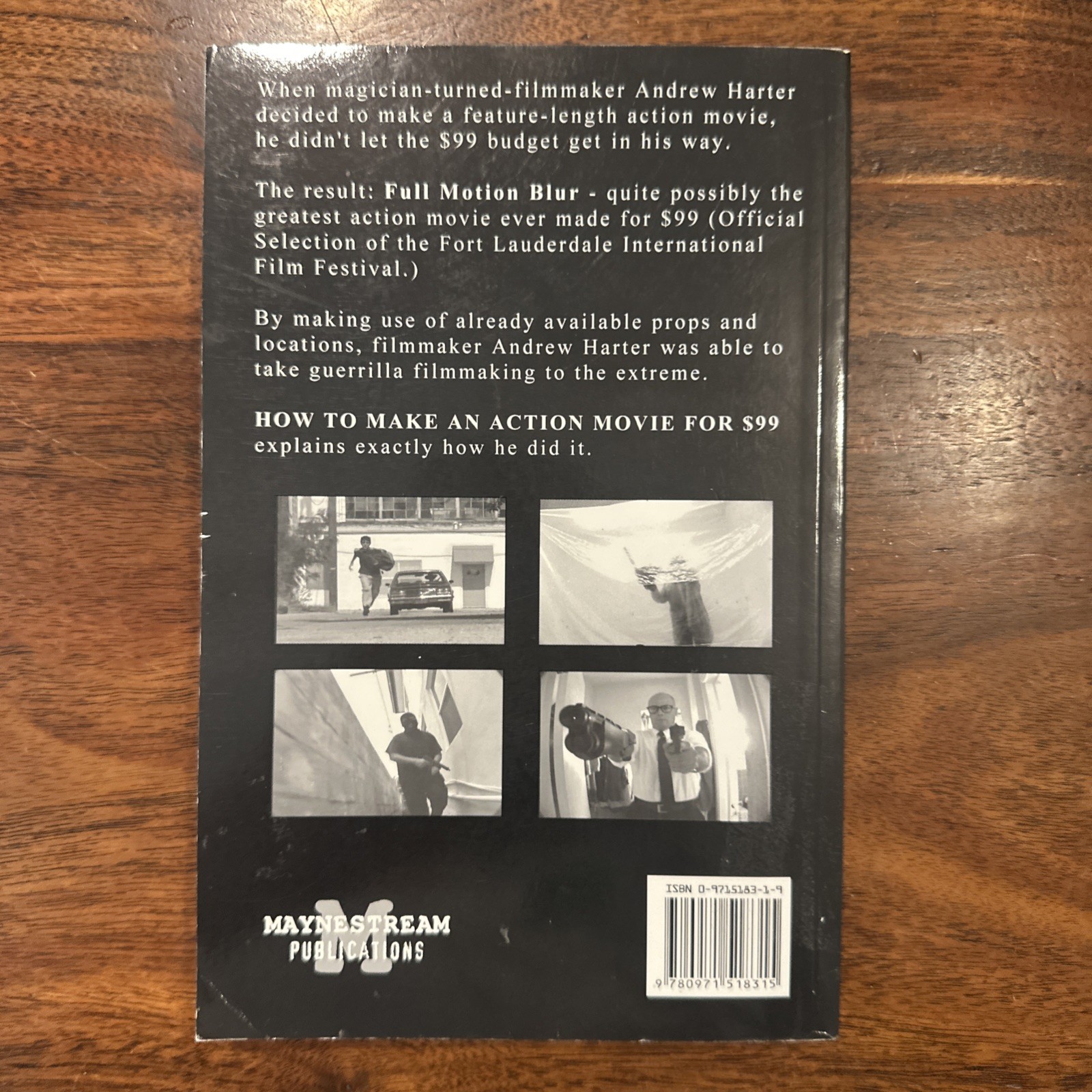 How to Make an Action Movie for $99 By Andrew Mayne Harter – SIGNED