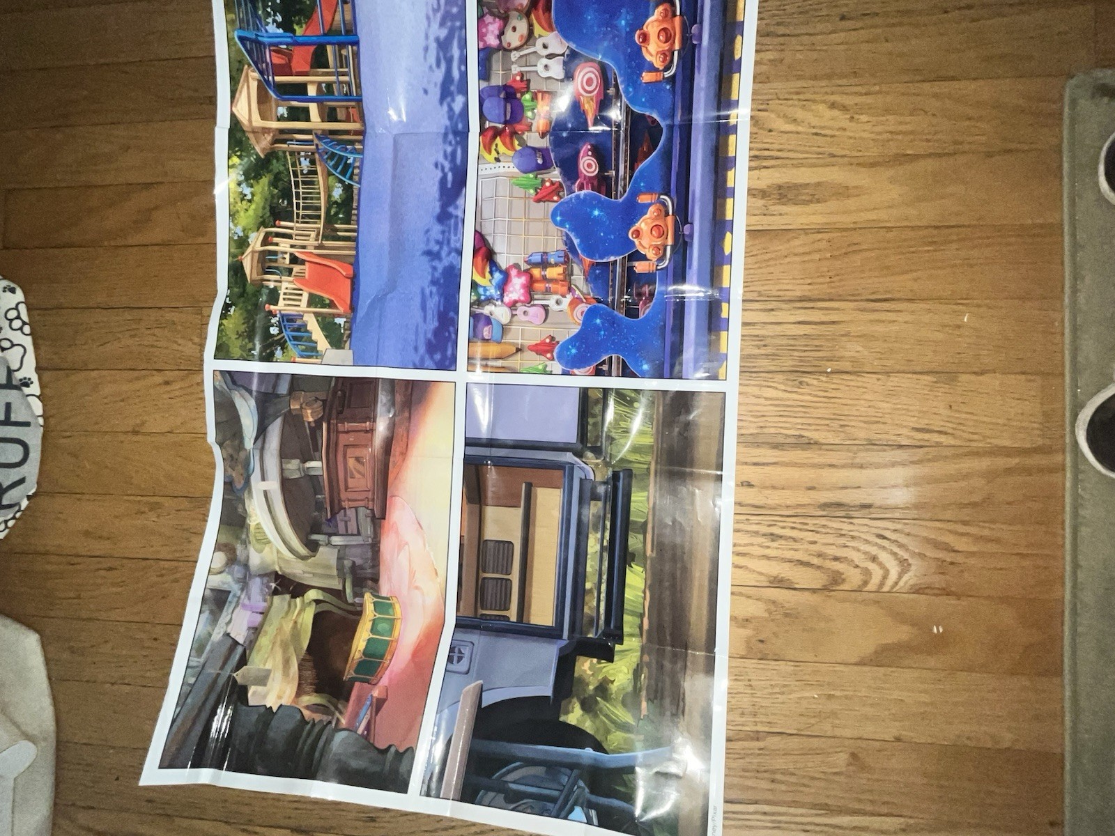 Phidal Disney Toy Story 4 My Busy Books With 6 Figurines & Playmat Pre-owned