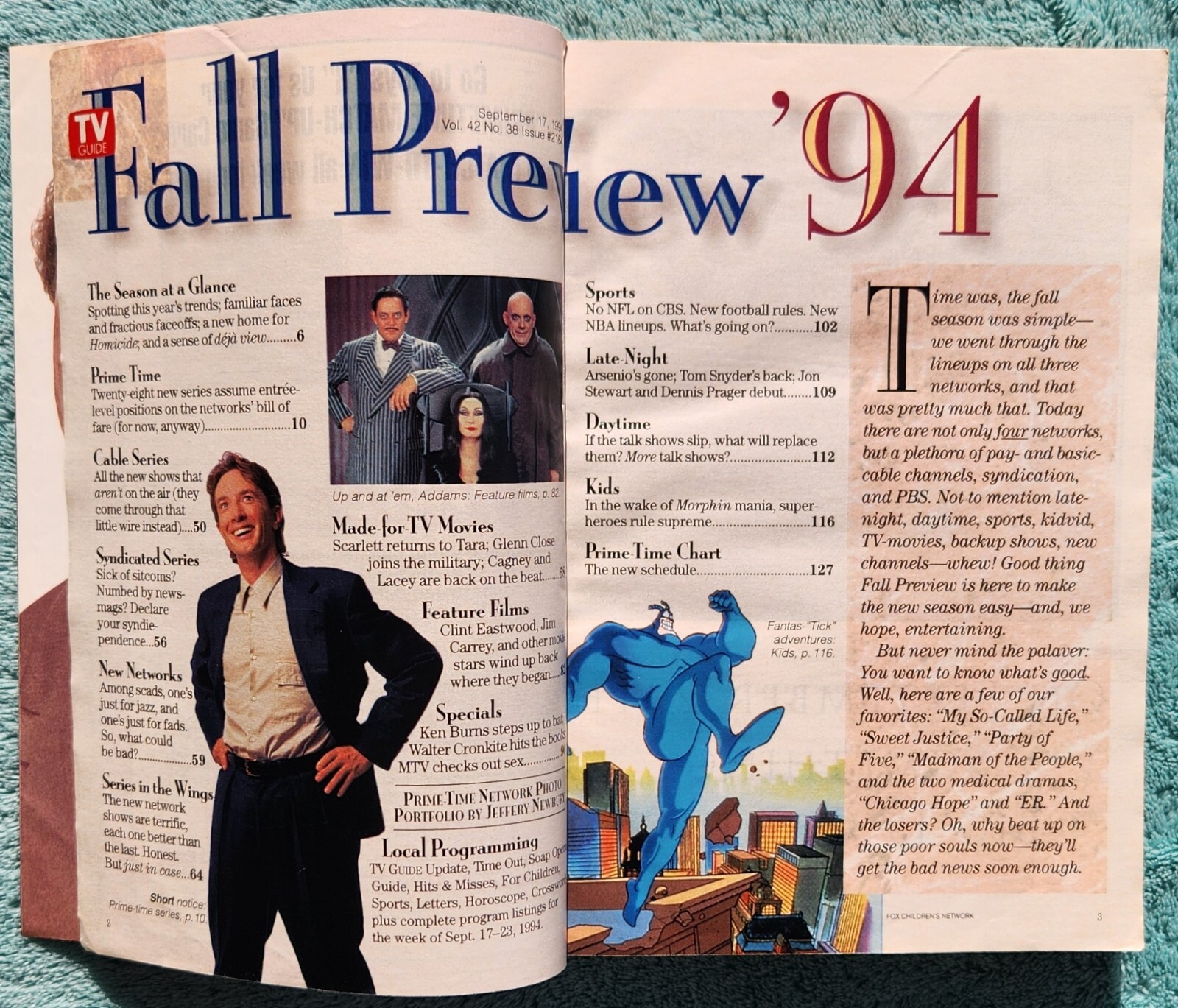 1994 TV Guide Fall Pre-View Special Edition Complete Issue 340 Pages