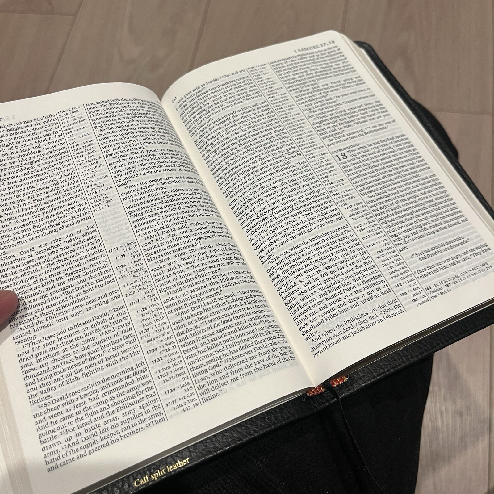 ✝️ Pitt Minion Reference Bible NKJV Calf Skin Leather / Fine Binding – Cambridge