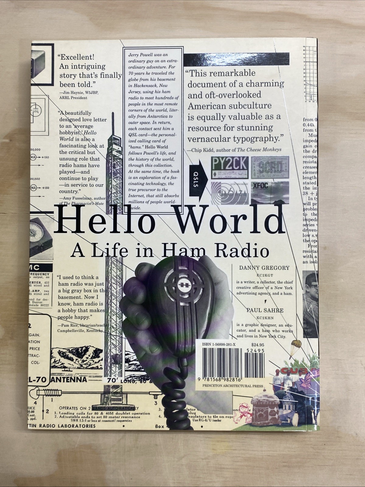 Hello World a Life in Ham Radio by Paul Sahre & Danny Gregory 2003 PB book Good