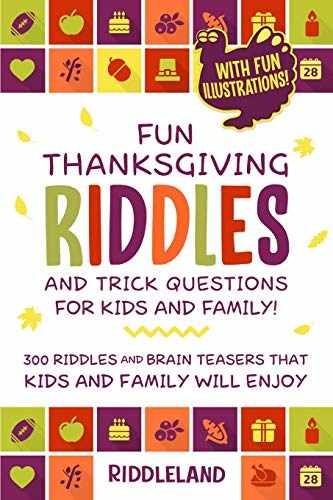 Fun Thanksgiving Riddles and Trick – Paperback, by Riddleland – Very Good