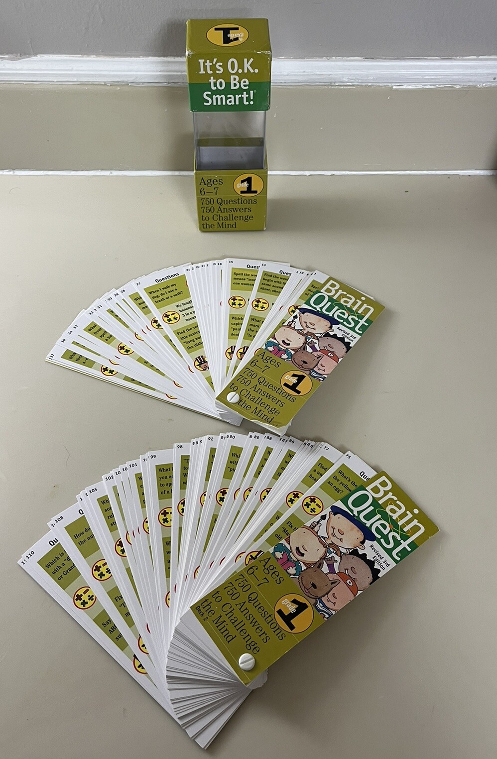 Brain Quest Grade 1/1st Grade (Ages 6-7) Revised 3rd Edition – Very Good!