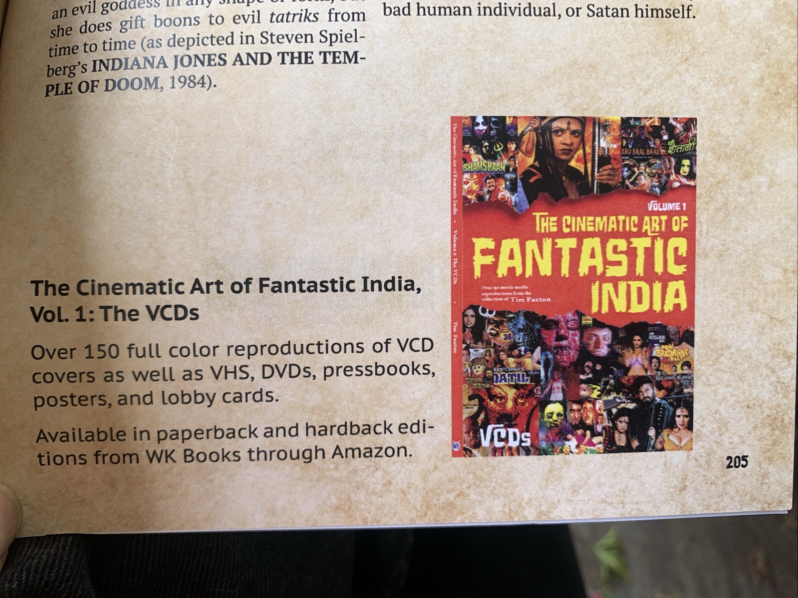 THE CINEMATIC ART OF FANTASTIC INDIA, VOL. 1: POSTERS, Press books By Tim Paxton