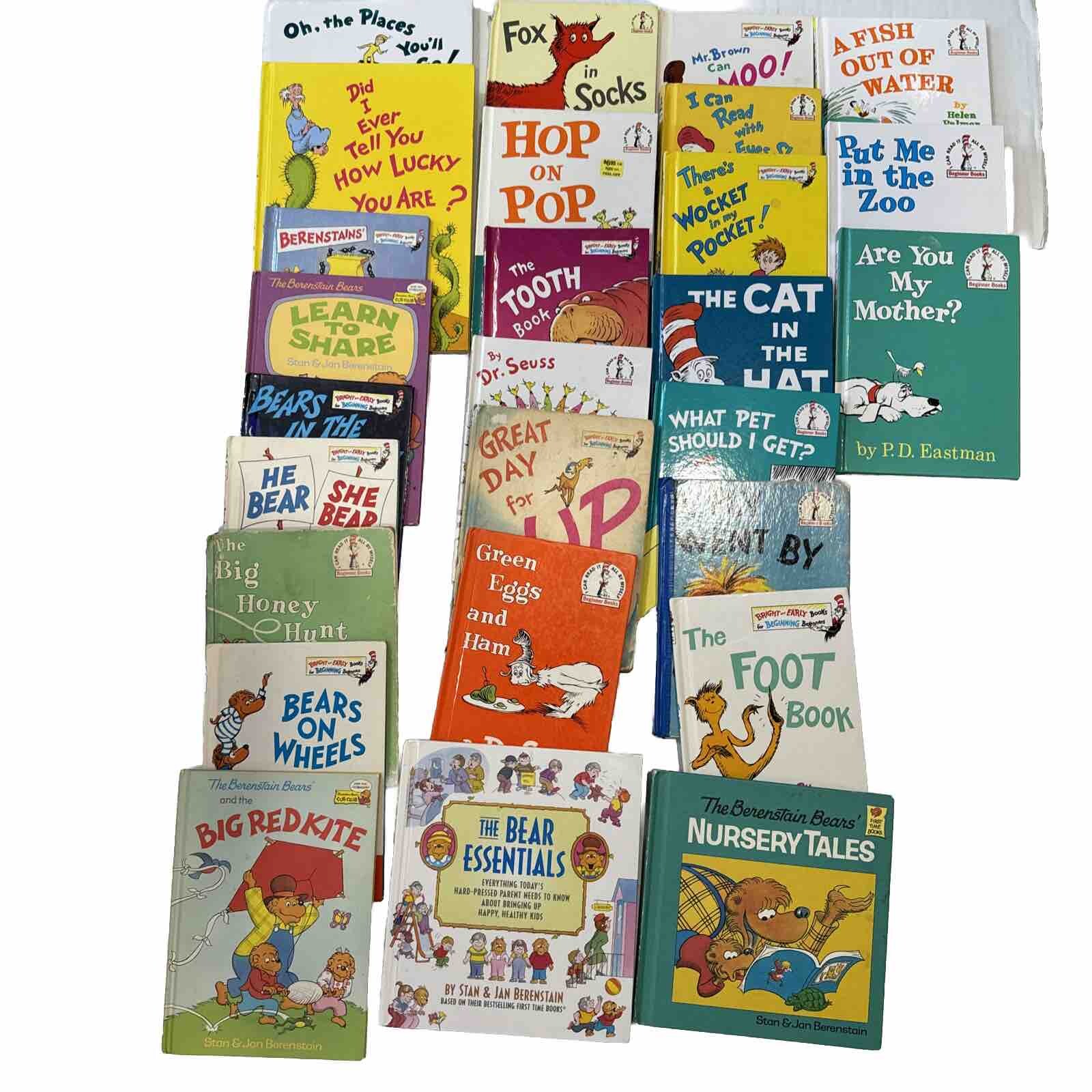 Berenstain Bears Dr Suess Lot Of 27 Hardcover Books Eastman Lopshire Palmer