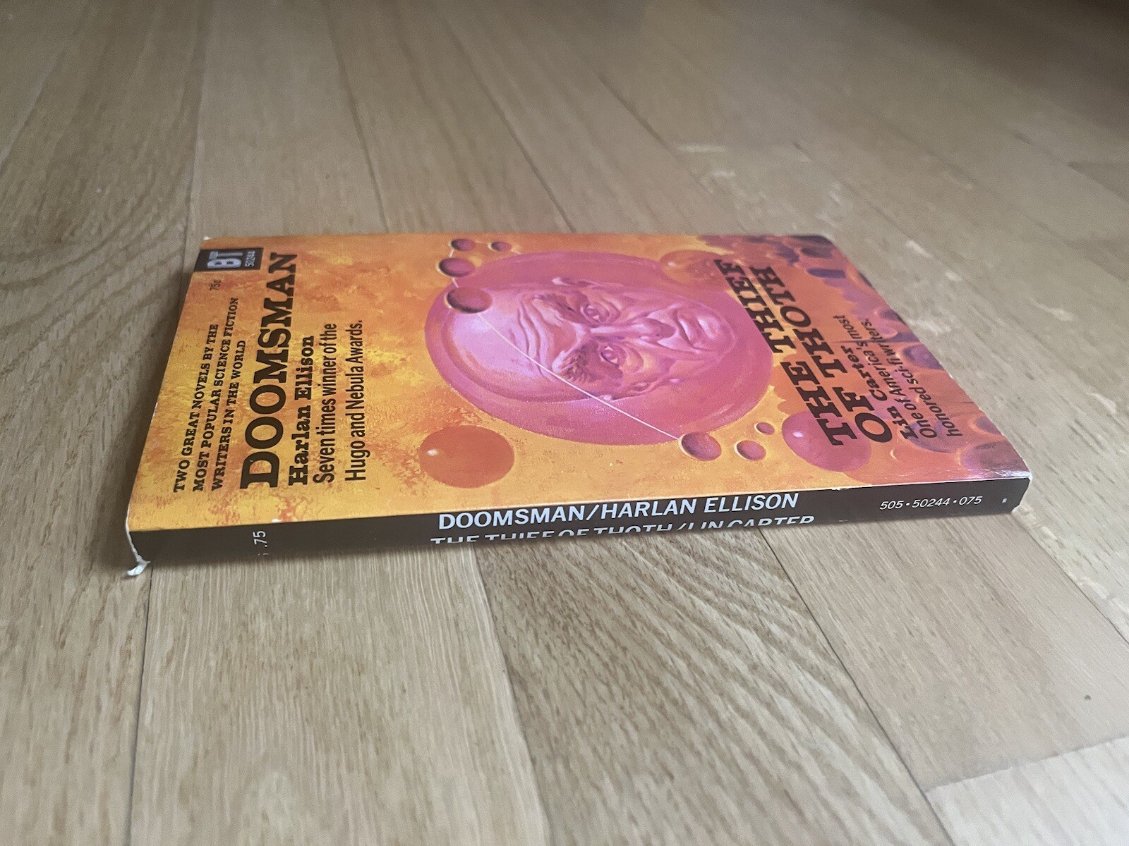 Doomsman by Harlan Ellison & The Thief of Thoth by Lin Carter (1972, pb) Belmont