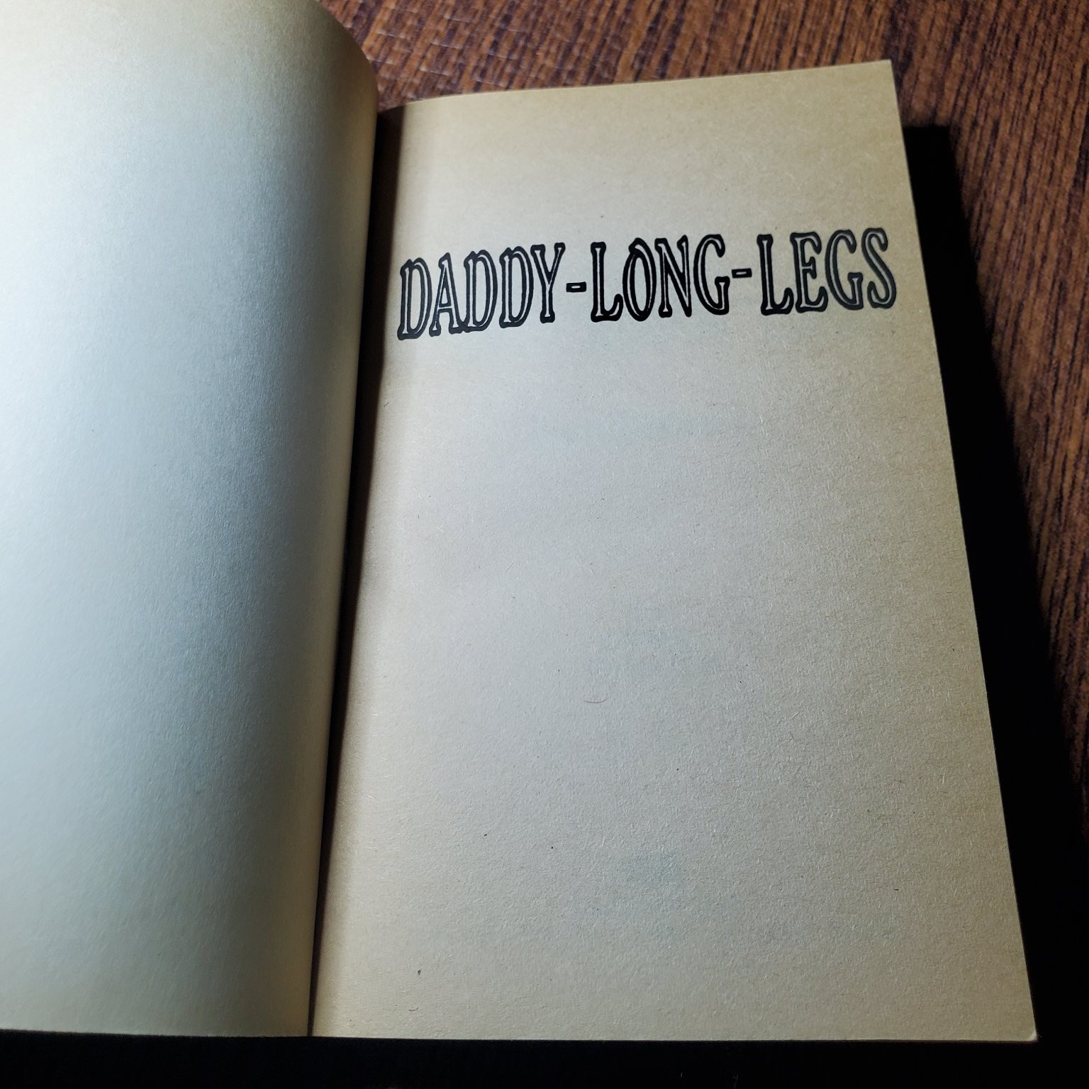 Daddy-Long-Legs Jean Webster 1988 First Scholastic Printing Classic
