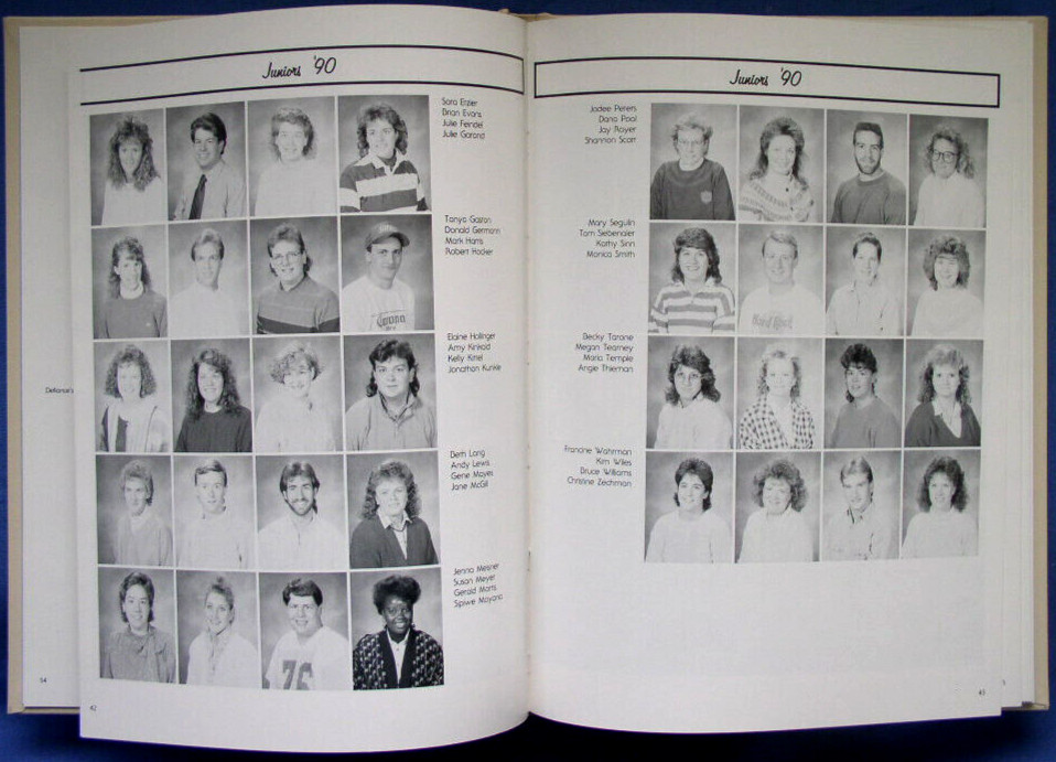 1989 “Oraculum” – Defiance Oh College Yearbook – Defiance, Ohio – 152 Pages