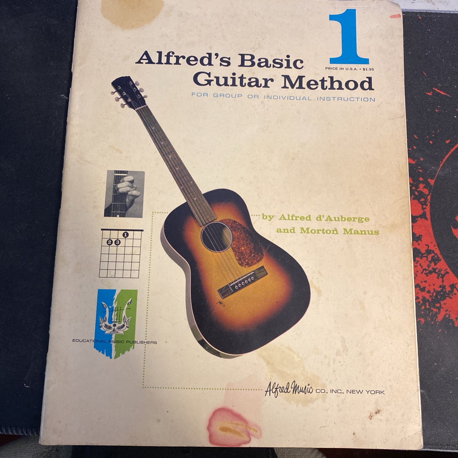 Alfred’s Basic Guitar Method Book 1 by Alfred d’Auberge – 1959