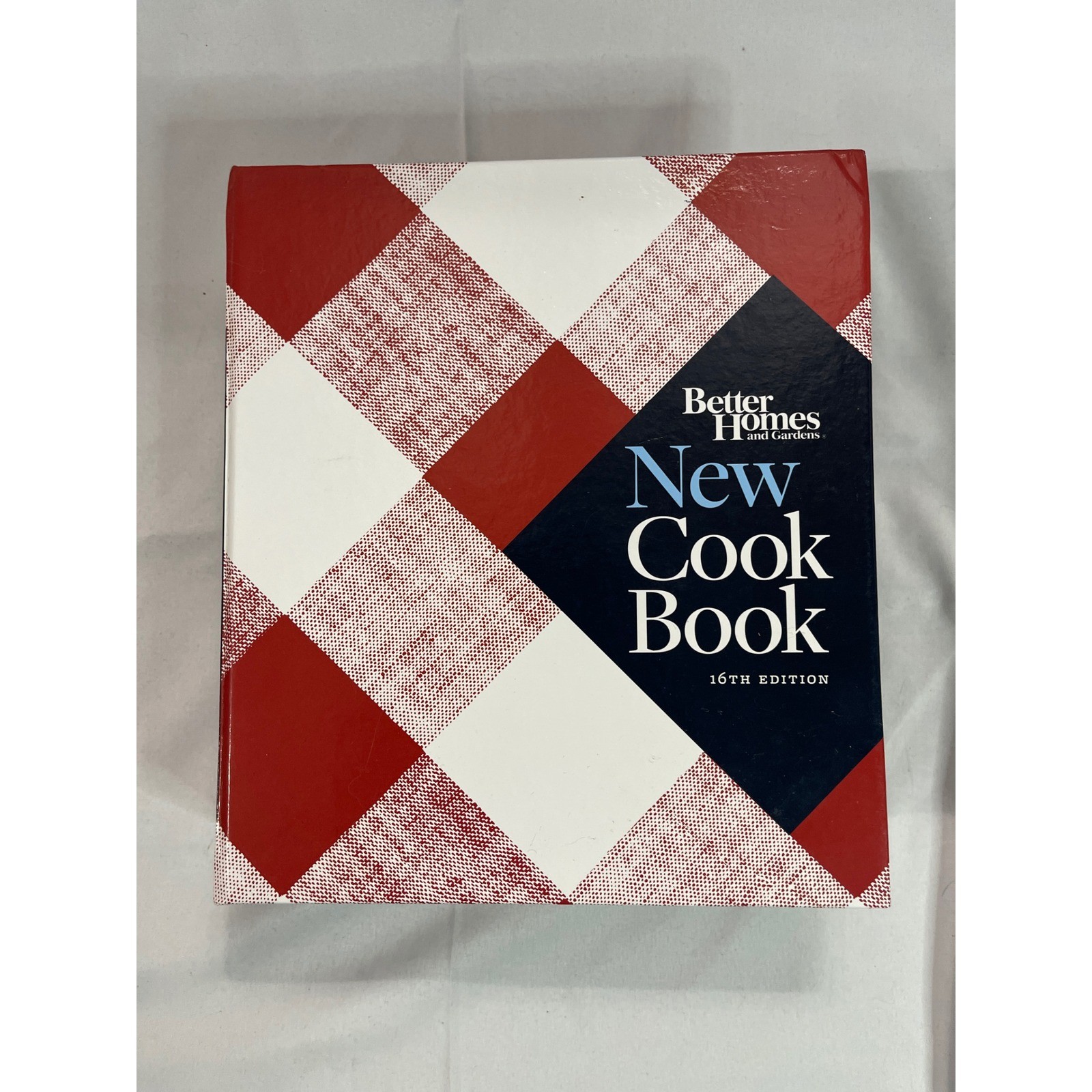 Better Homes and Gardens New Cook Book 16th Edition Red Plaid 2014 Hardcover