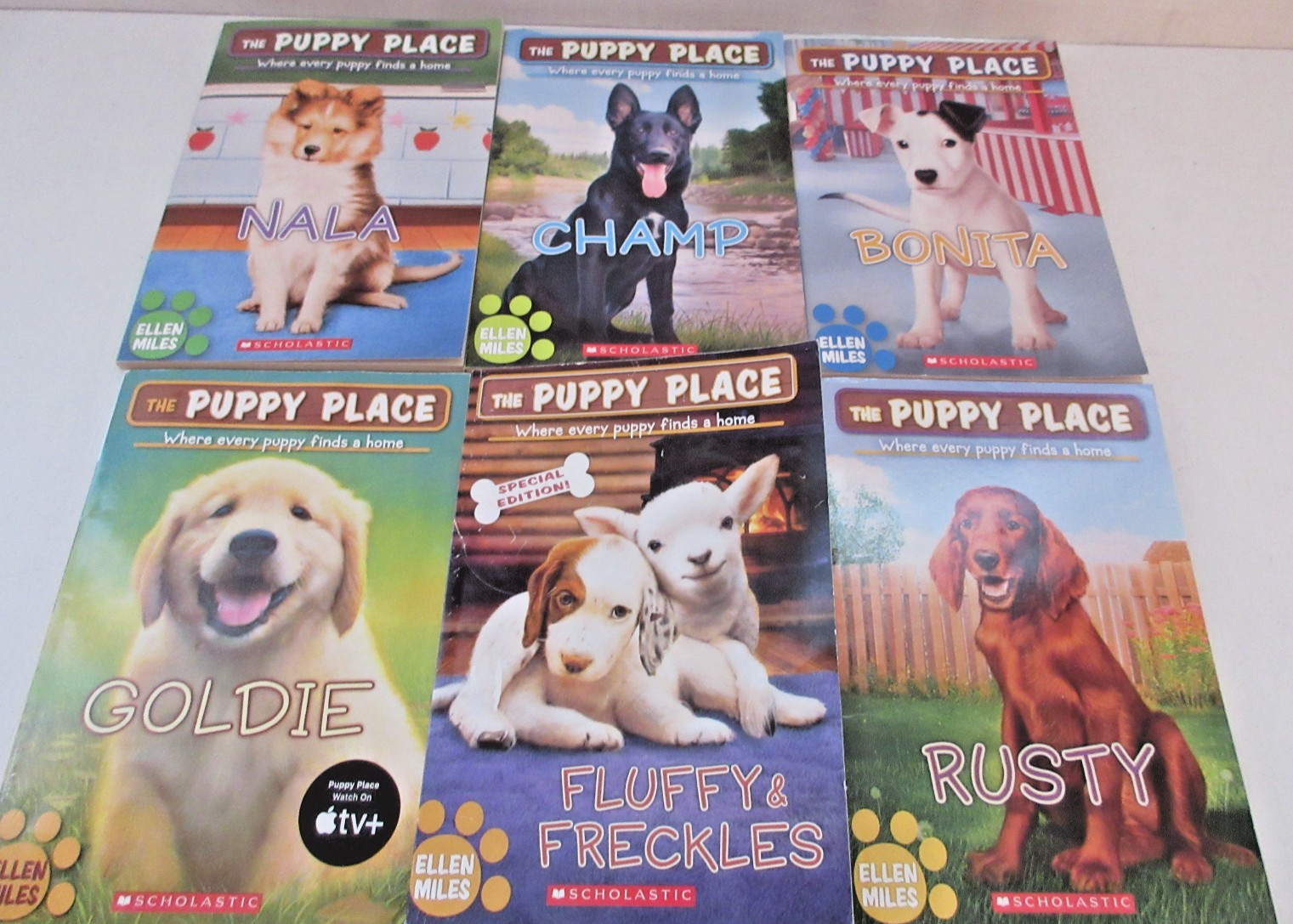 Puppy Place Book Lot Of 9 Ellen Miles Book Bundle