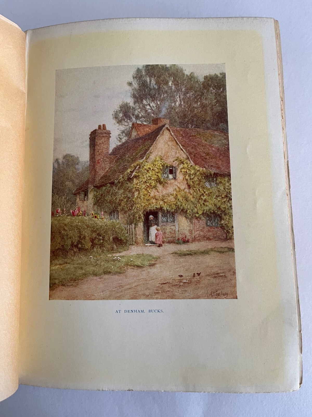 1909 THE COTTAGE HOMES OF ENGLAND ~ Stewart Dick, Helen Allingham, color plates
