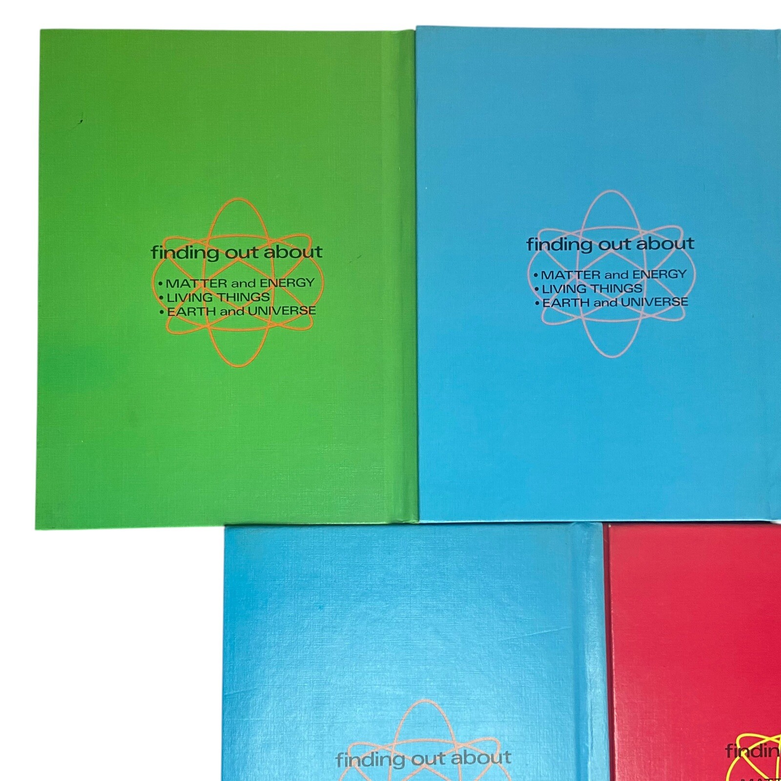 (SET OF 5) VTG 1974 “Finding Out About” By Francis Alder Educational Hardcover