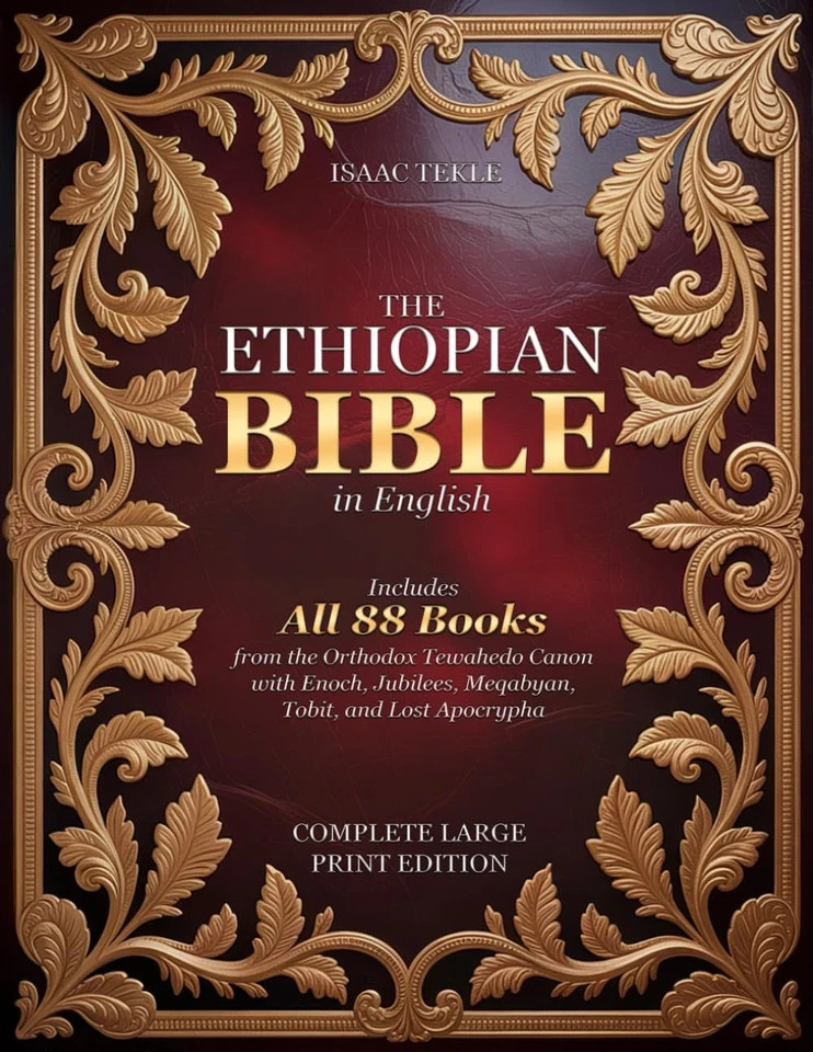 Large Print Ethiopian Bible in English Complete Edition All 88 Books Included