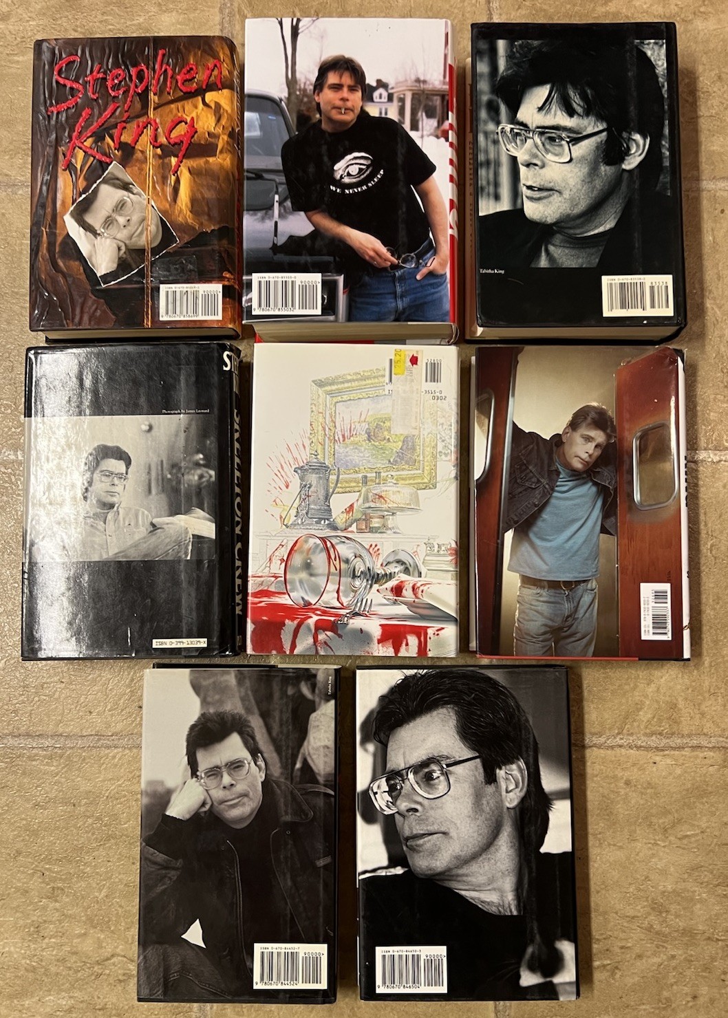 Lot of 8 Stephen King Hardcover Books Insomnia Skeleton Crew 14 Dark Tales