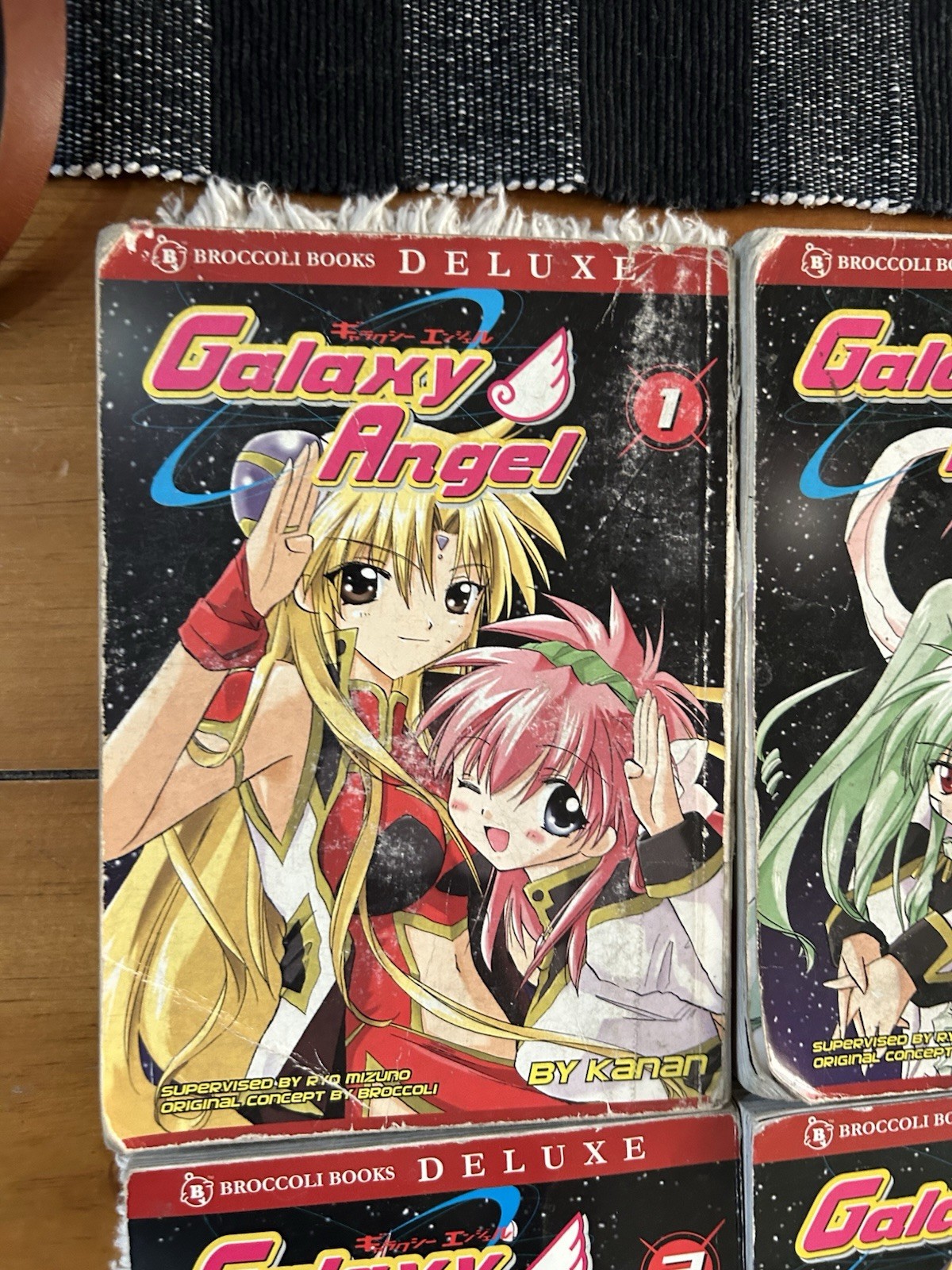 Galaxy Angel Manga – COMPLETE Set Volumes #1–5 | English | 2004 | OOP