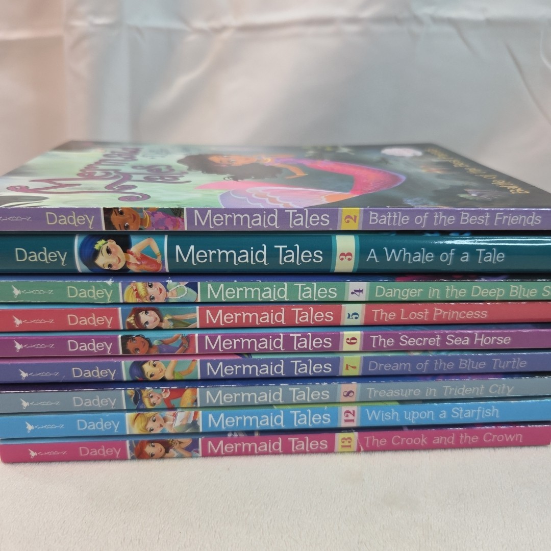 Mermaid Tales by Debbie Dadey Paperback lot of 9 Books Ages 6-9 Illustrated