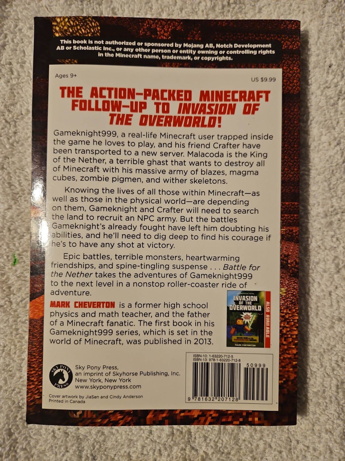 MINECRAFT 6 Book Lot Hacks Master Builder Combat Essential Construction Handbook