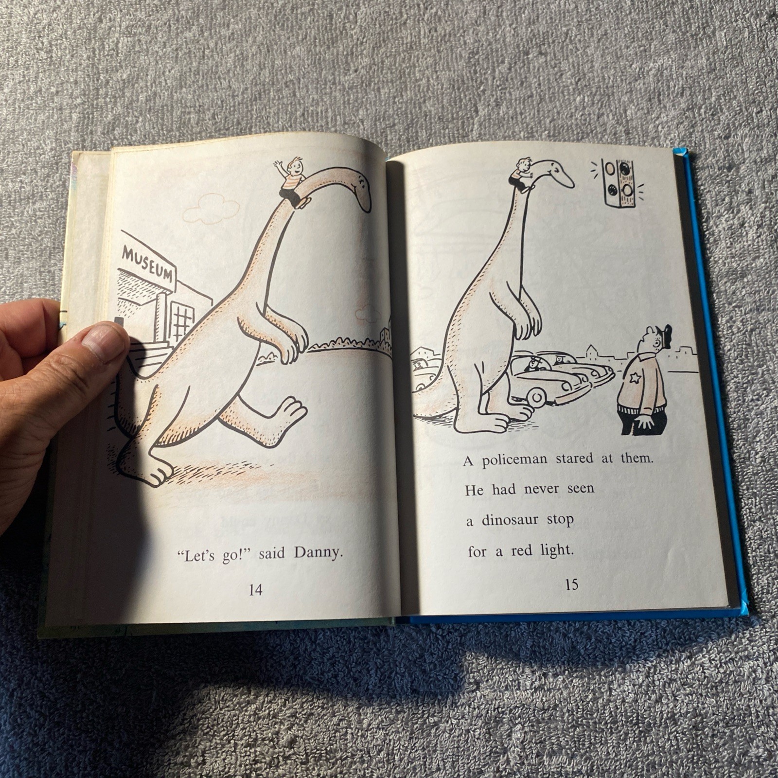 Danny and the Dinosaur Syd Hoff 1958 Harper & Row Weekly Reader’s Hardcover 0