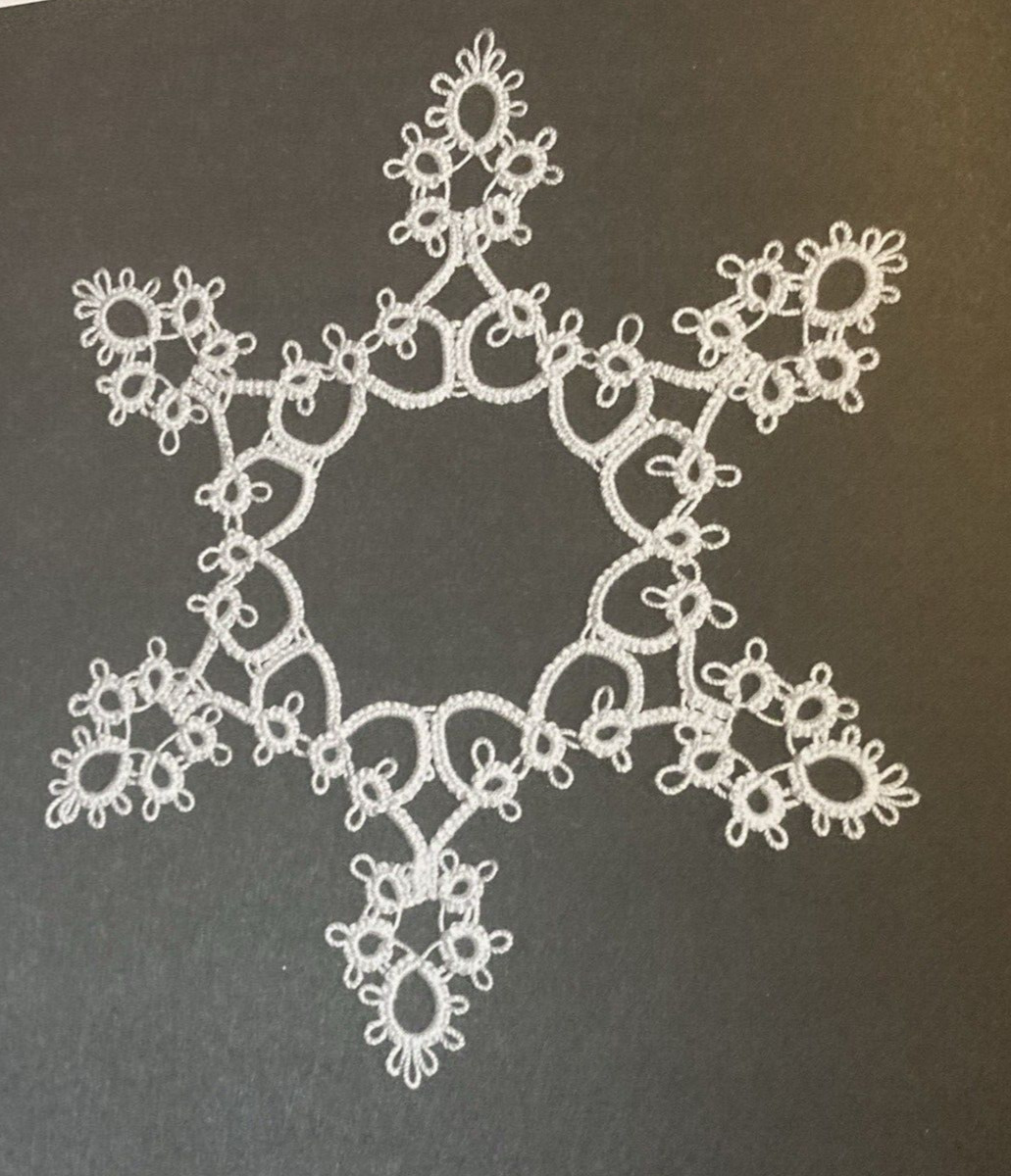 Vtg Rare Dover Needlework Series Easy Tatting book 1999 by Rozella F. Linden