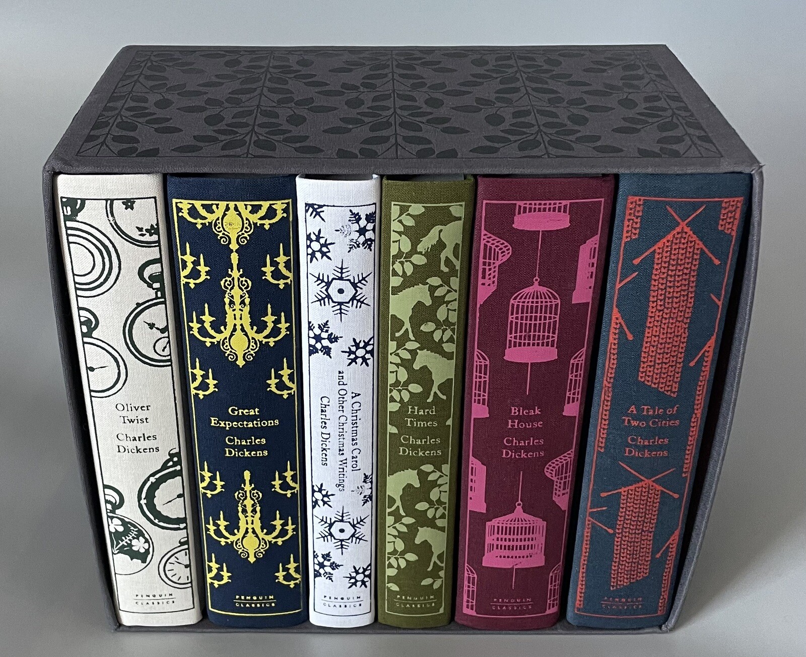 Charles Dickens Major Works Book Set of 6 — Hardcover w/ Slipcase — Penguin