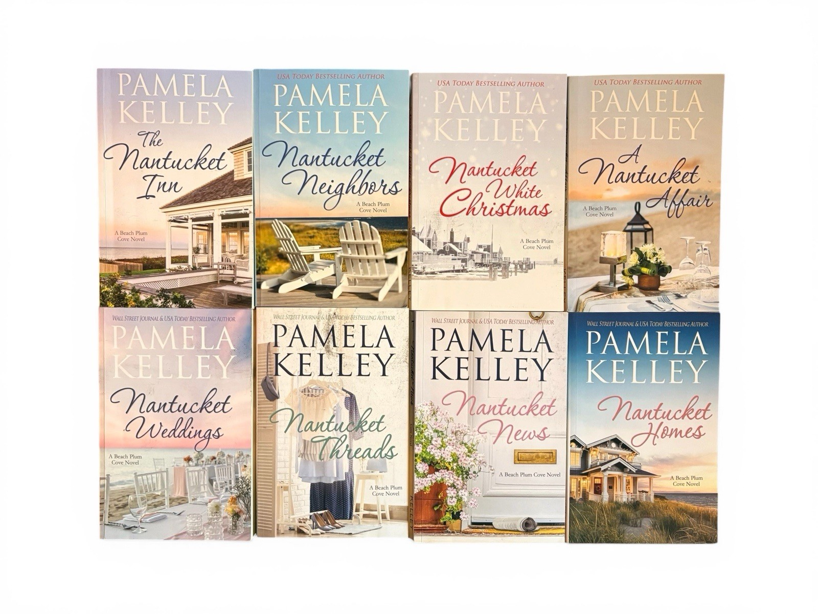 Complete Set NANTUCKET BEACH PLUM COVE Novels 1-8 Pamela M. Kelley