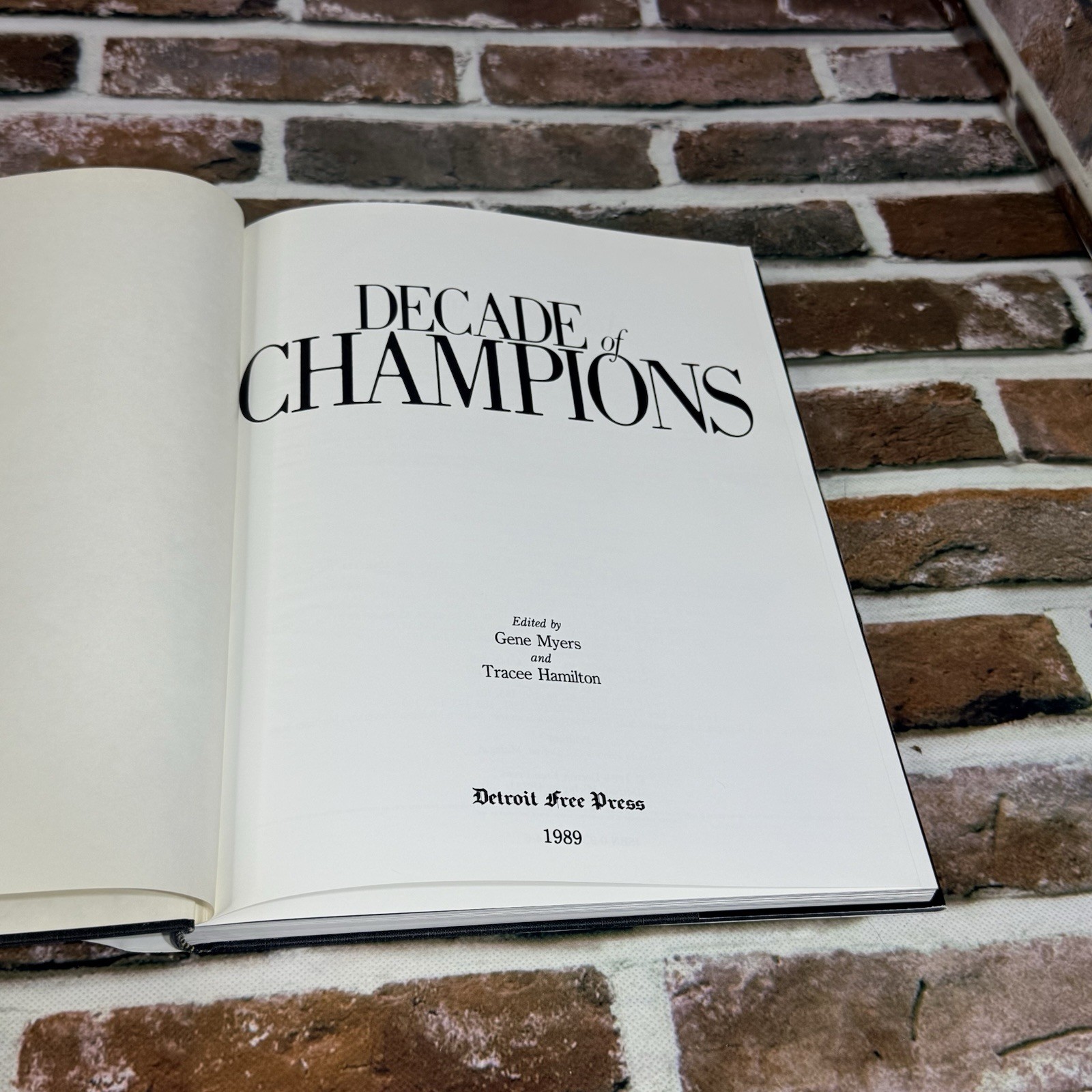 Detroit Free press decade of champions Michigan’s sports highlights of the ’80s