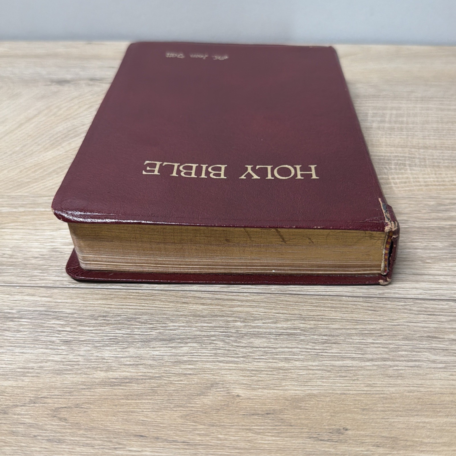 Holy Bible New King James Version Red Letter Edition Bonded Leather Gold Edge
