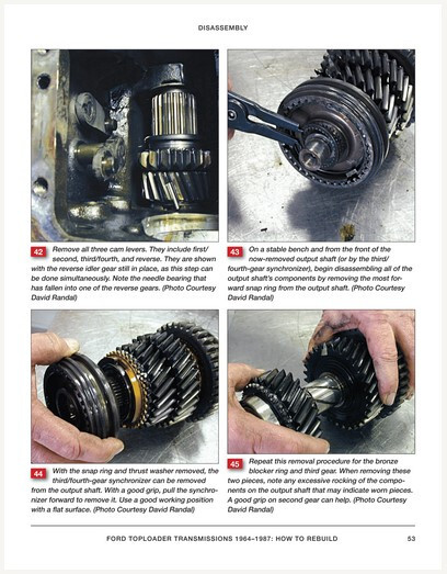 SA534 How To Rebuild Ford Toploader Transmissions 1964-1973 Step By Step Manual