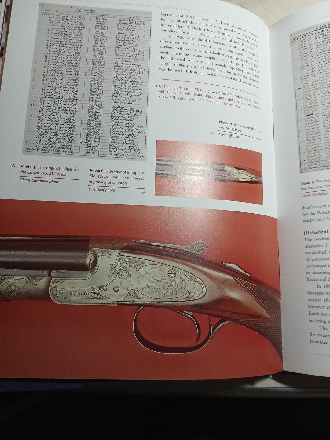 American & British 410 Shotguns Ronald S. Gabriel Gun History Book Hard Cover