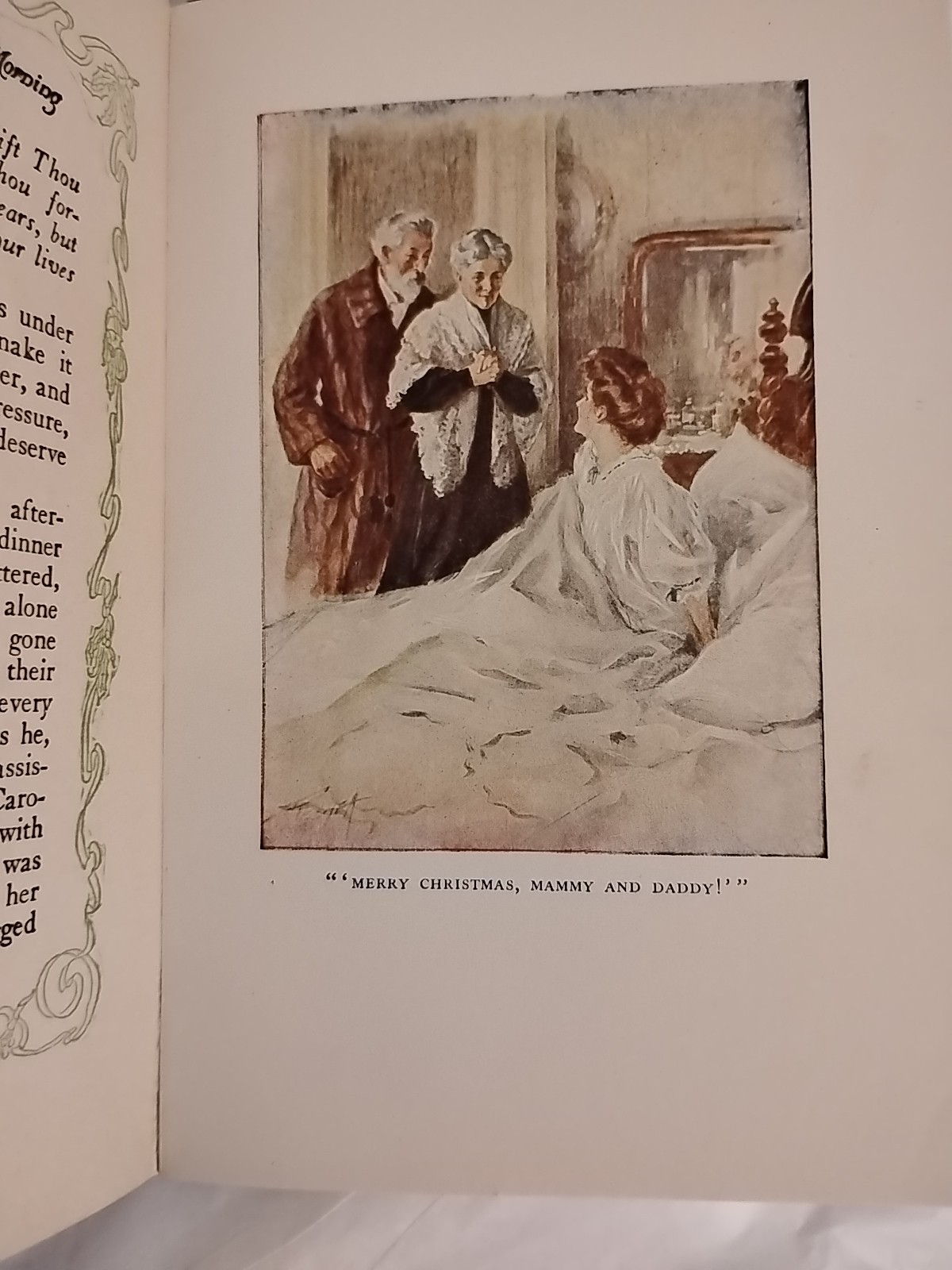 1908 On Christmas Day In The Morning by Grace S. Richmond antique hardcover book