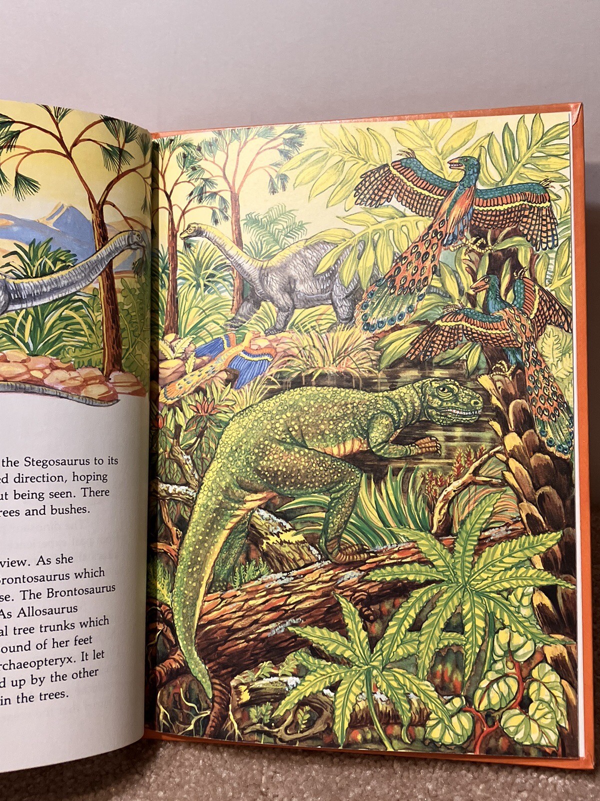 Lot Vintage Dinosaur Library Books Set Of 10 HC Rourke Publishing 80s Hardback