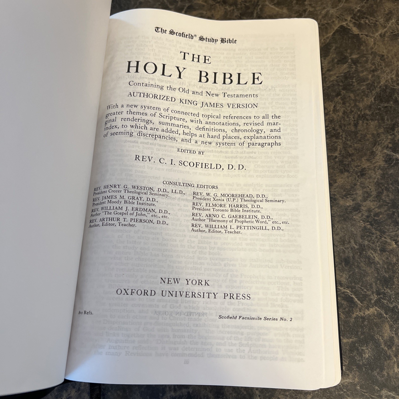 KJV HOLY BIBLE Scofield Study System Leather Book Red Letter 291RL Oxford Press