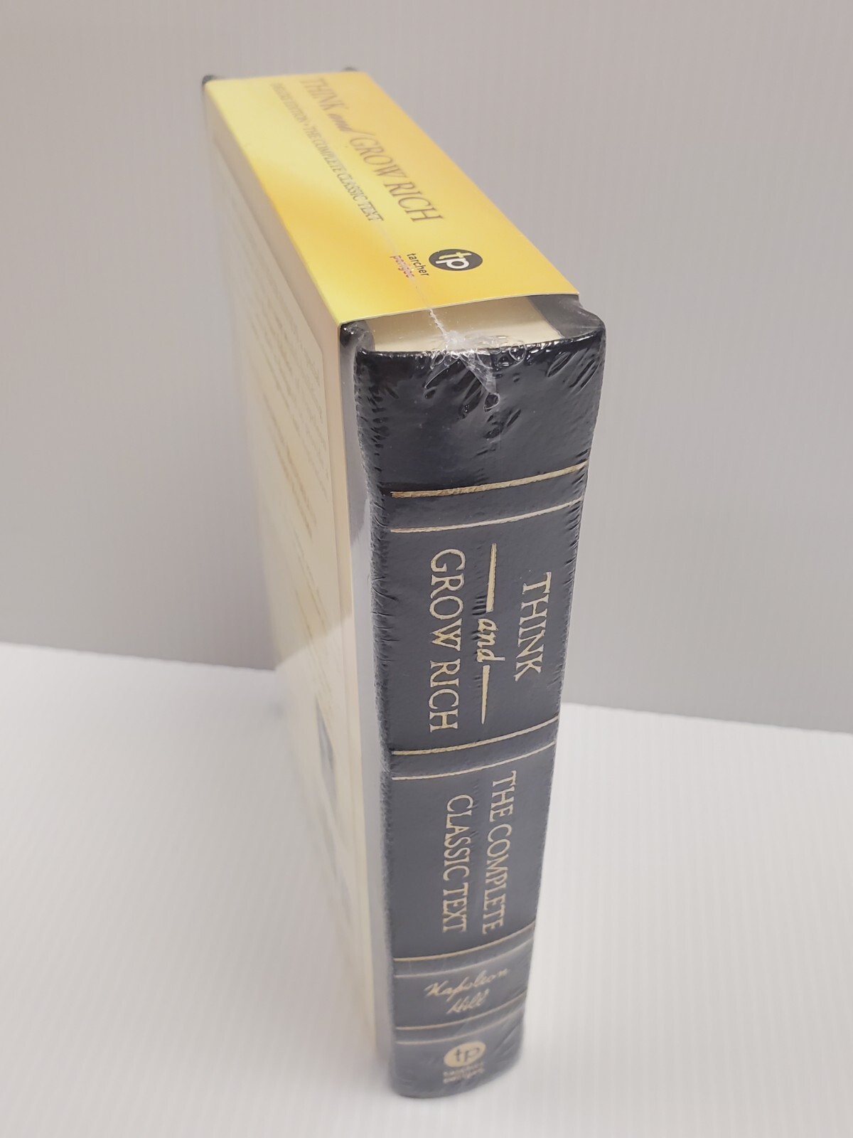Think and Grow Rich HC Book Deluxe Edition Vegan Leather Napoleon Hill Sealed