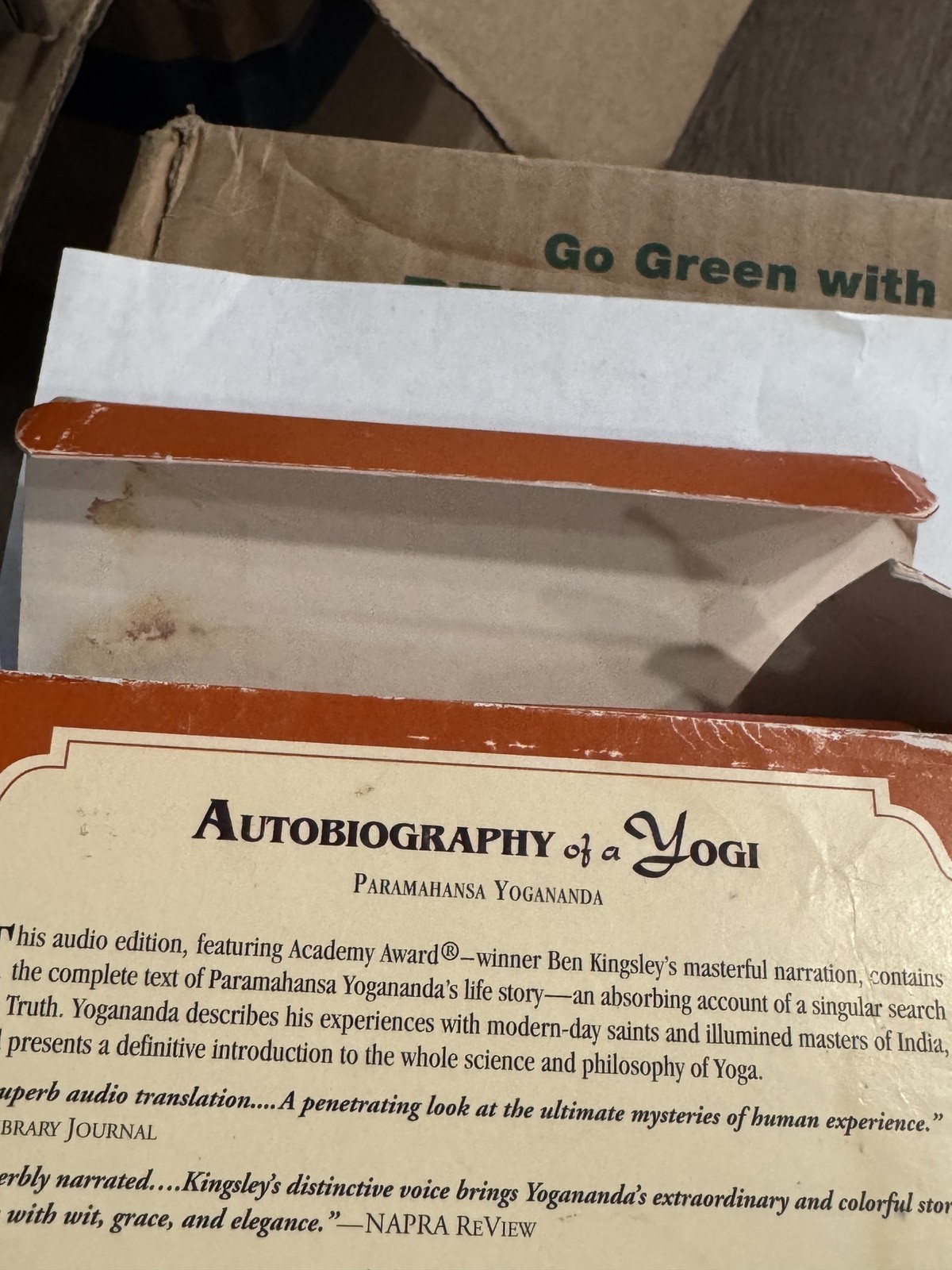 Autobiography of a Yogi Paramahansa Yogananda 15 CD Audio Book Unabridged Ben Ki