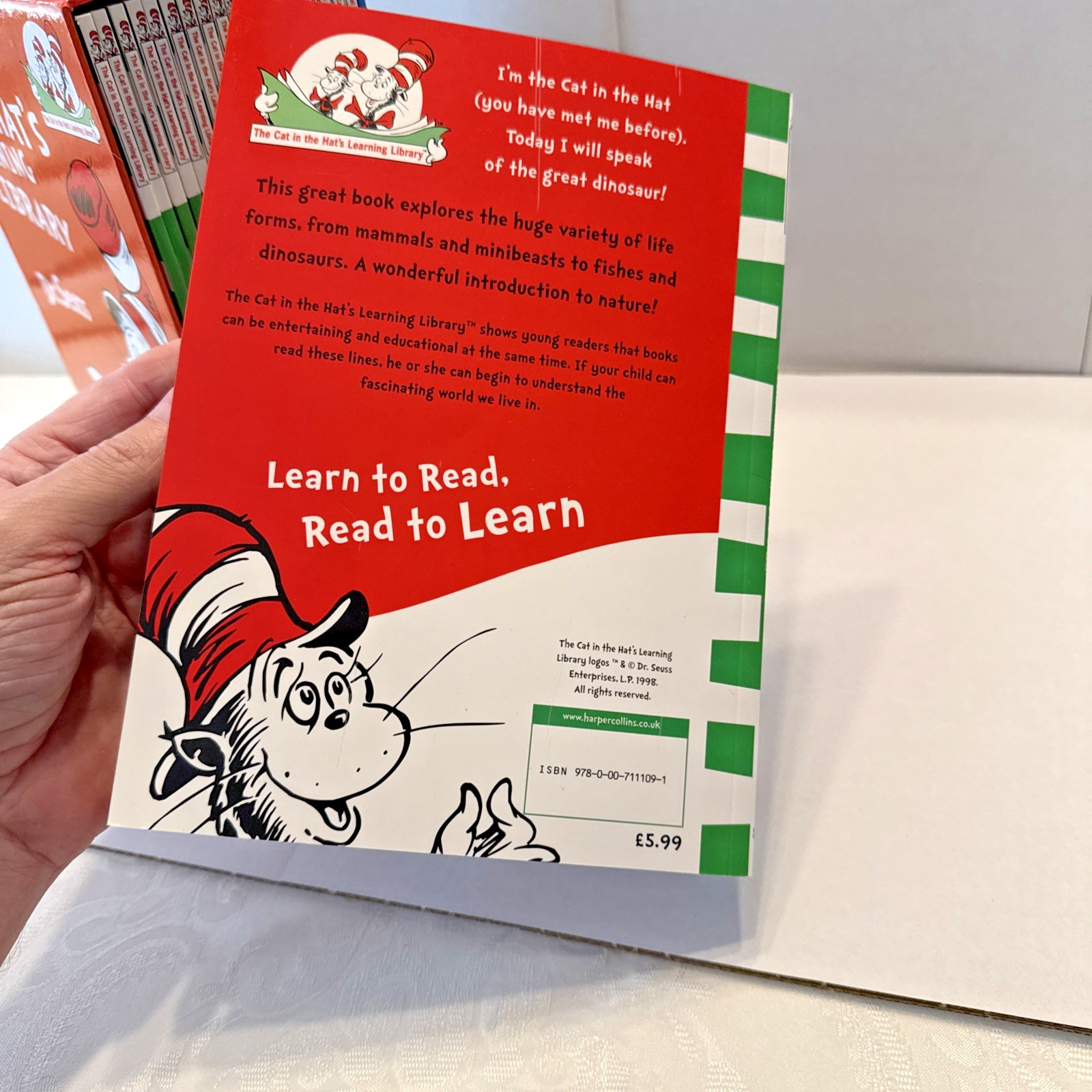 The Cat In The Hat’s Learning Library Dr. Suess Set (missing 1 Book)