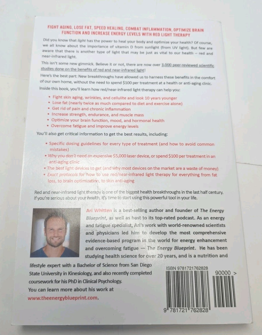 Ultimate Guide to Red Light Therapy by Ari Whitten (2018, Trade Paperback)