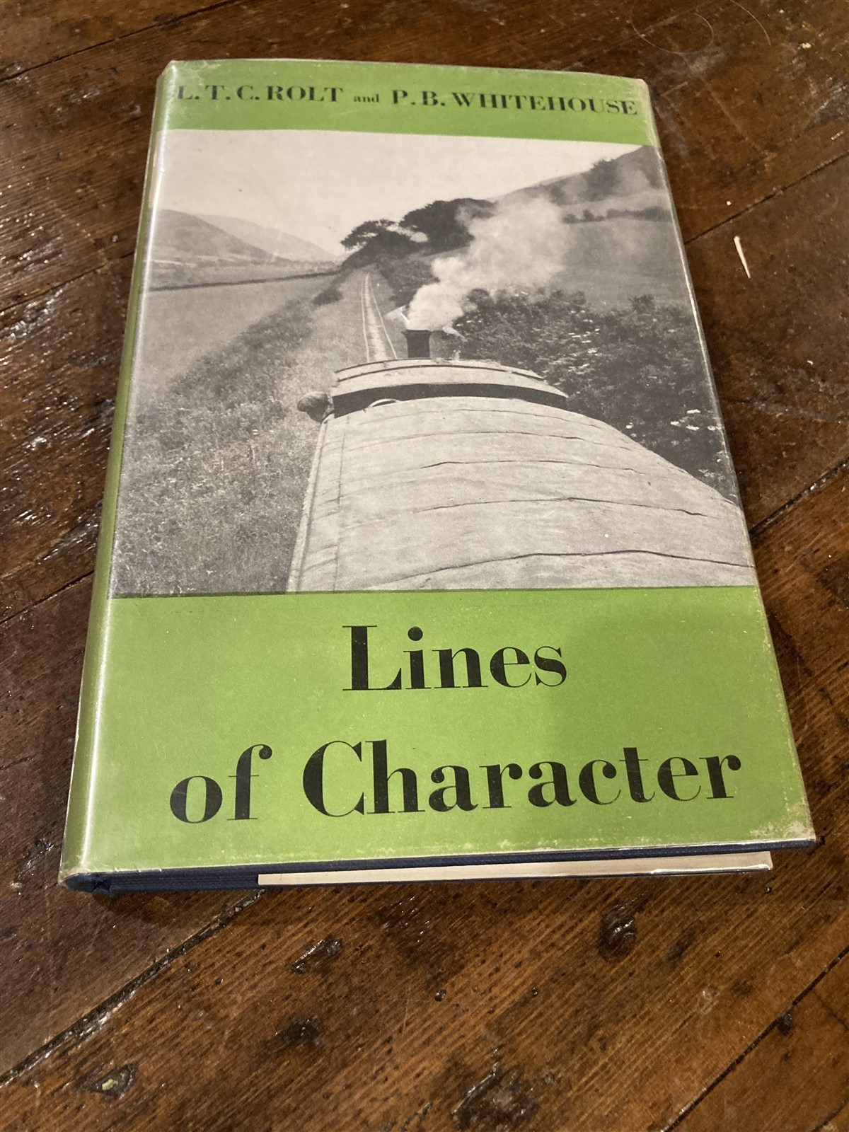 1952 hc Lines of Character, Rolt & Whitehouse, Rural England railroad lines