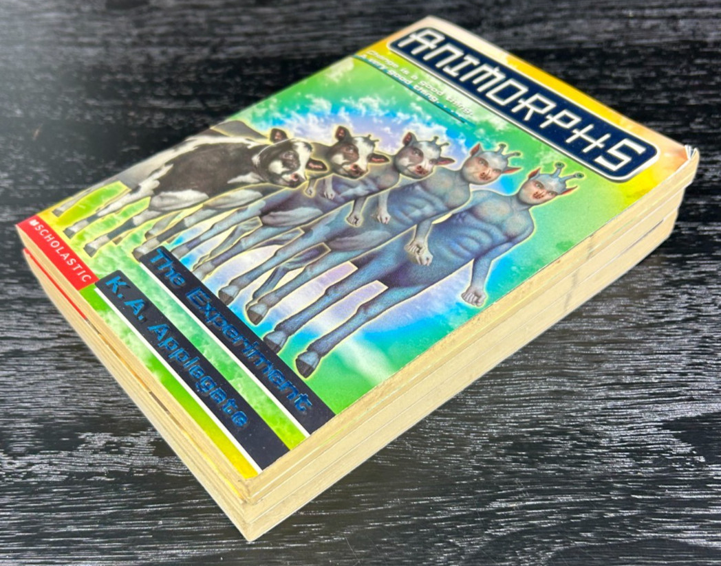K. A. Applegate Lot of 3 Animorphs Series Paperbacks – The Experiment