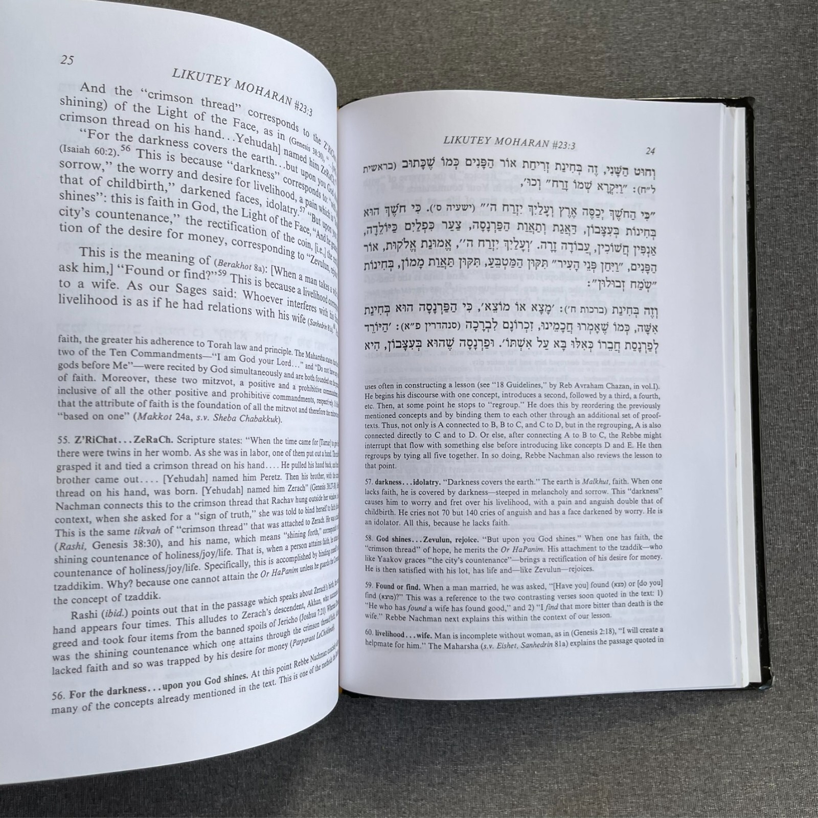 LIKUTEY MOHARAN Volume 4 English and Hebrew Edition English and Arabic Editio