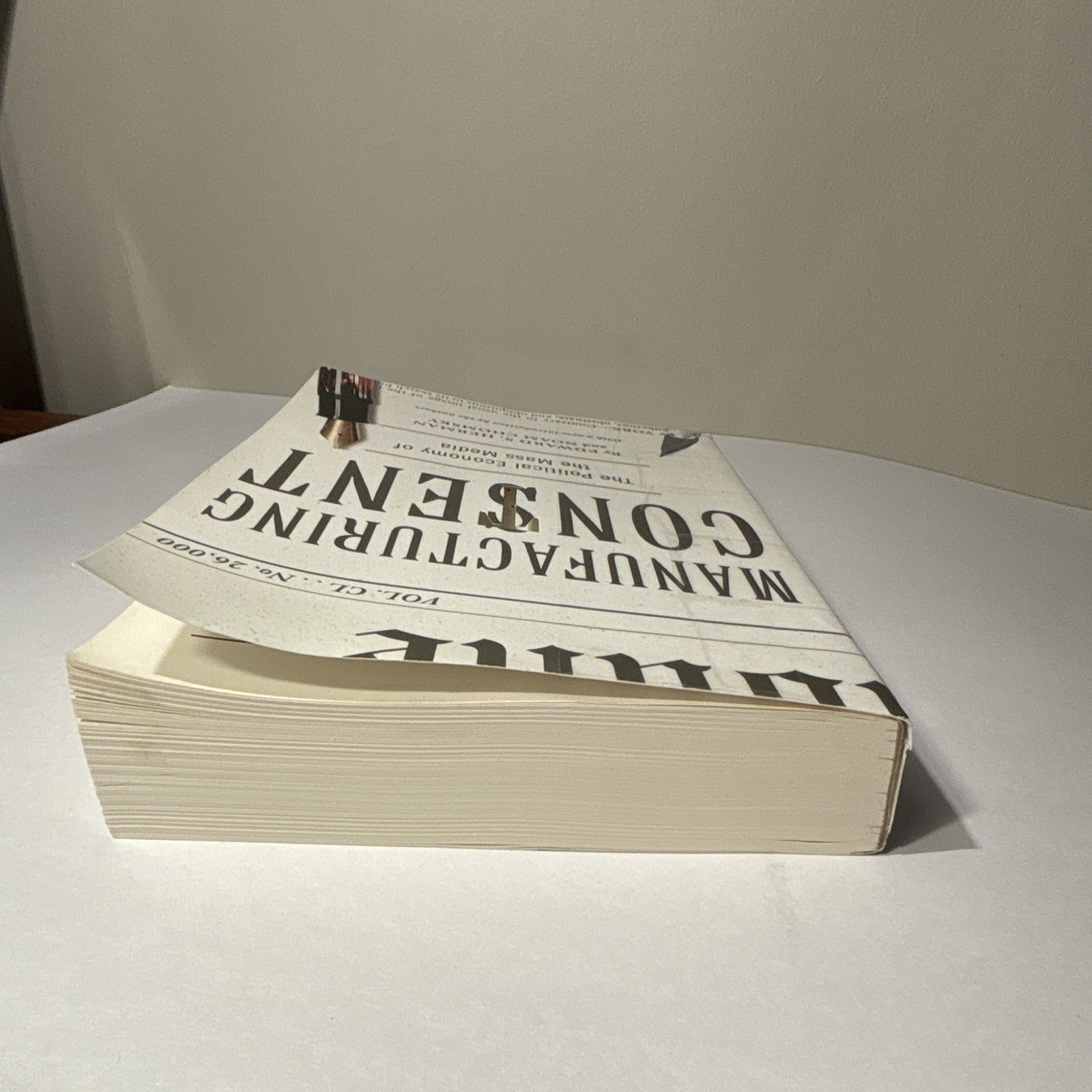 Herman & Chomsky Manufacturing Consent Paperback