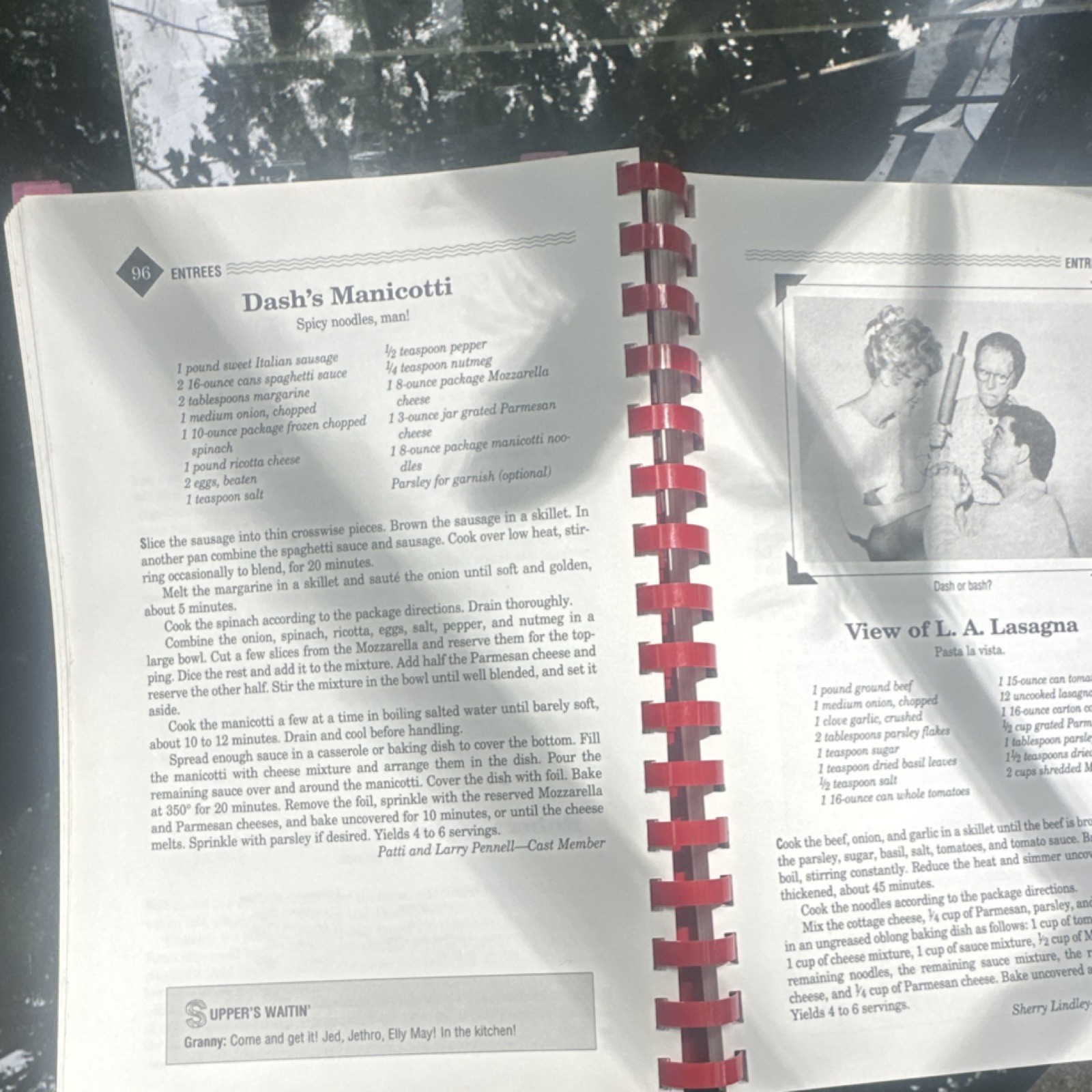 Beverly Hillbillies Granny’s Cookbook Spiral Bound Jim Clark Ken Beck 1994