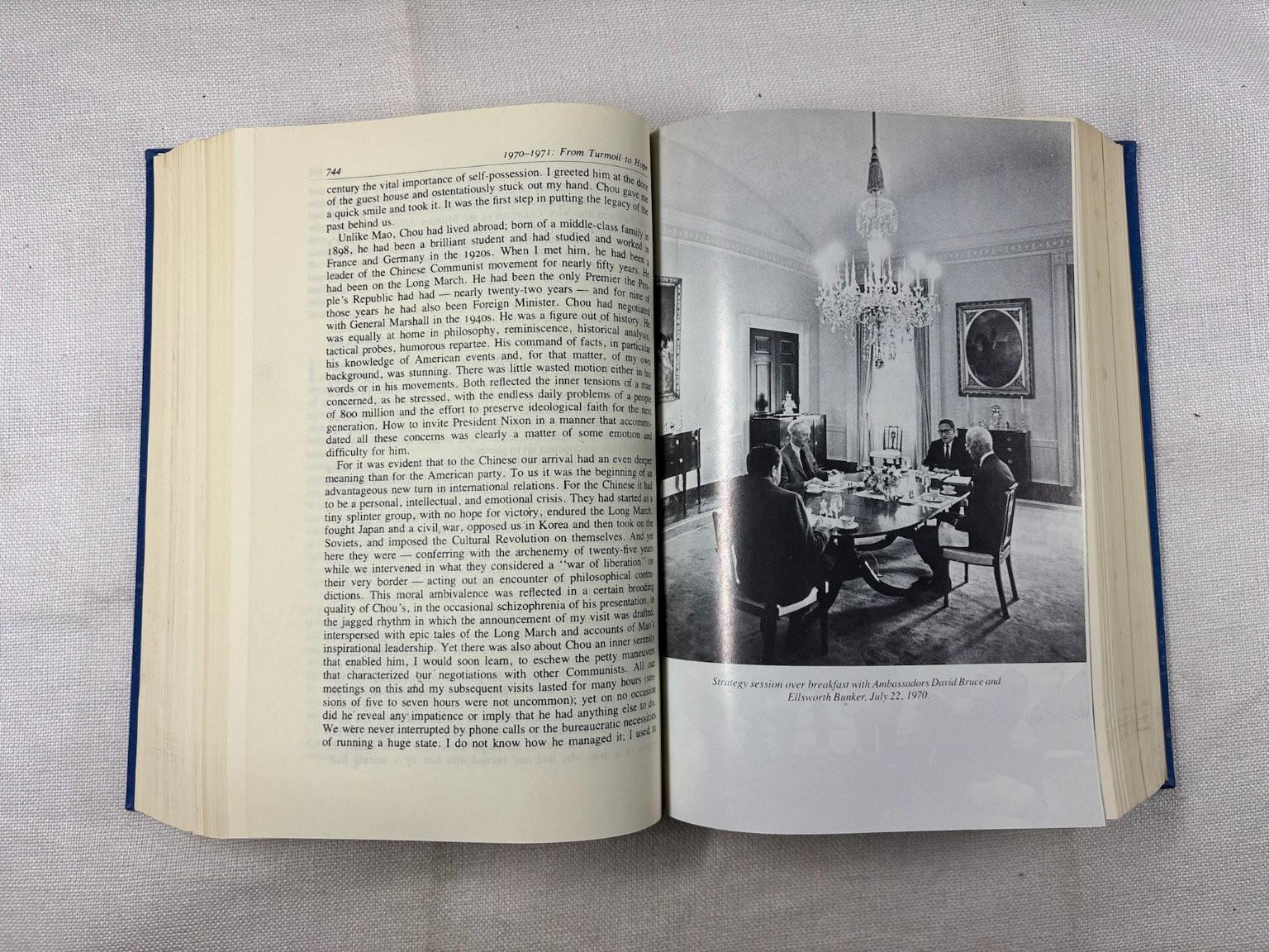 White House Years Henry Kissinger 1979 First Edition Autographed Memoir Little