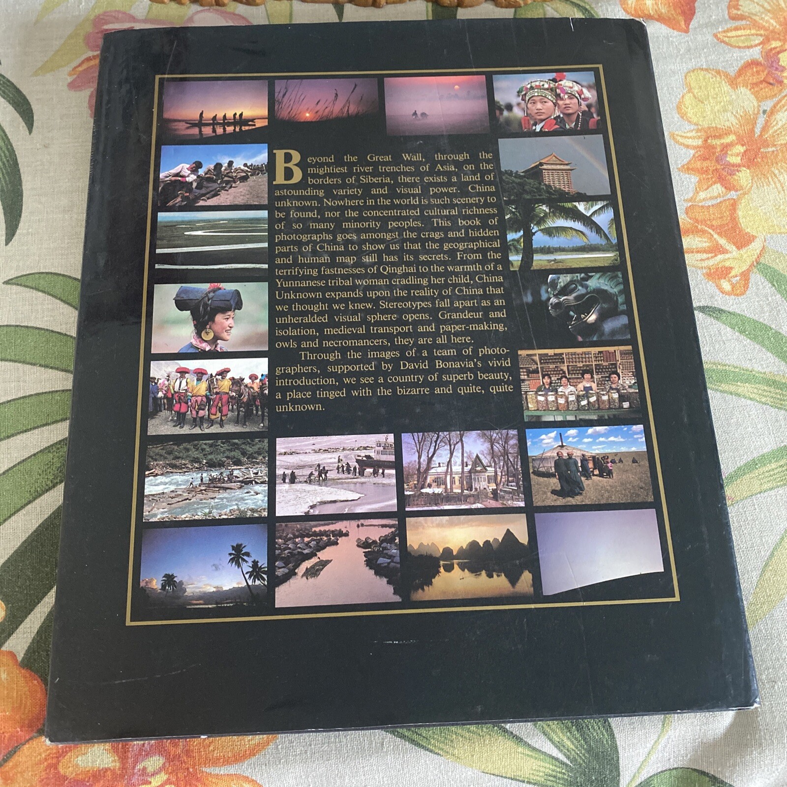 CHINA UNKNOWN by David Bonavia, HCDJ 1985 1st Ed., Beautiful Photographs