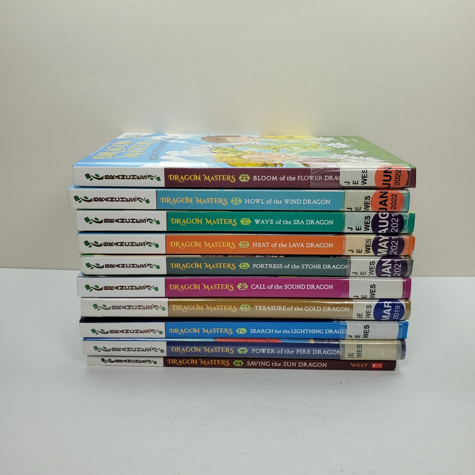 Dragon Masters Books Lot 10 Branches Tracey West HC & PB